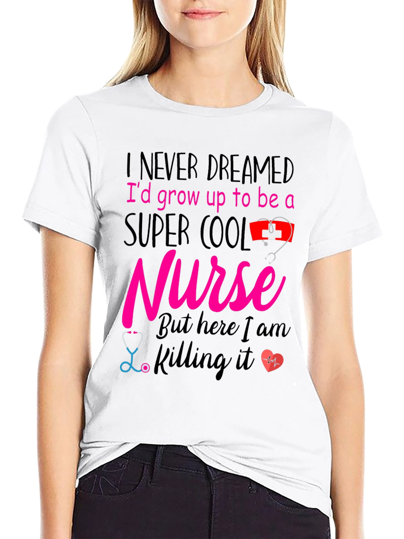 Super Cool Nurse Graphic T-Shirt