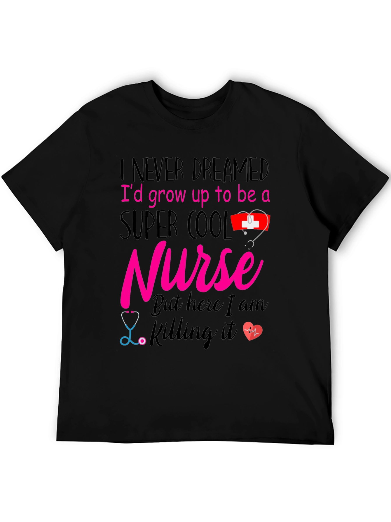 Super Cool Nurse Graphic T-Shirt