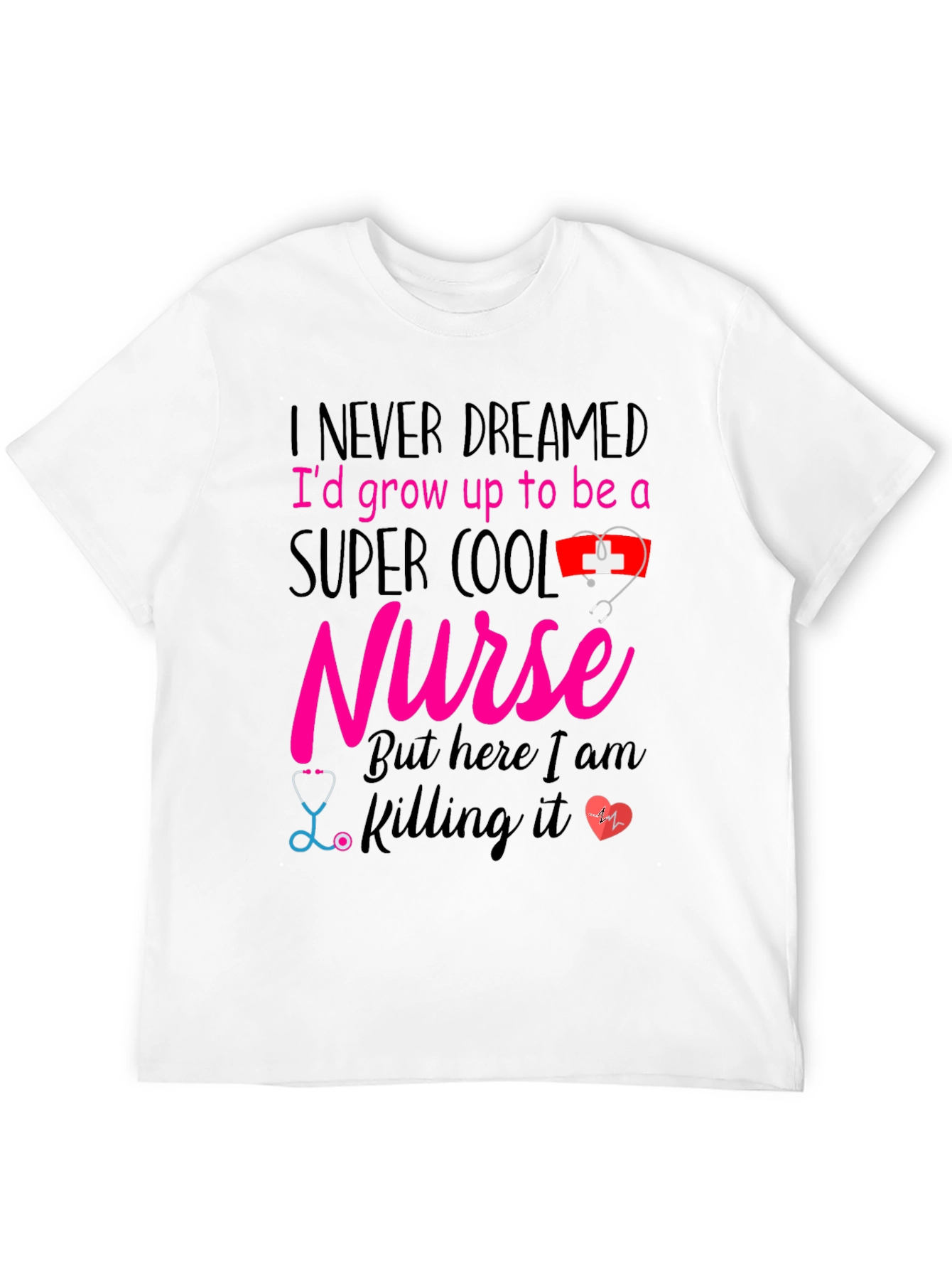 Super Cool Nurse Graphic T-Shirt