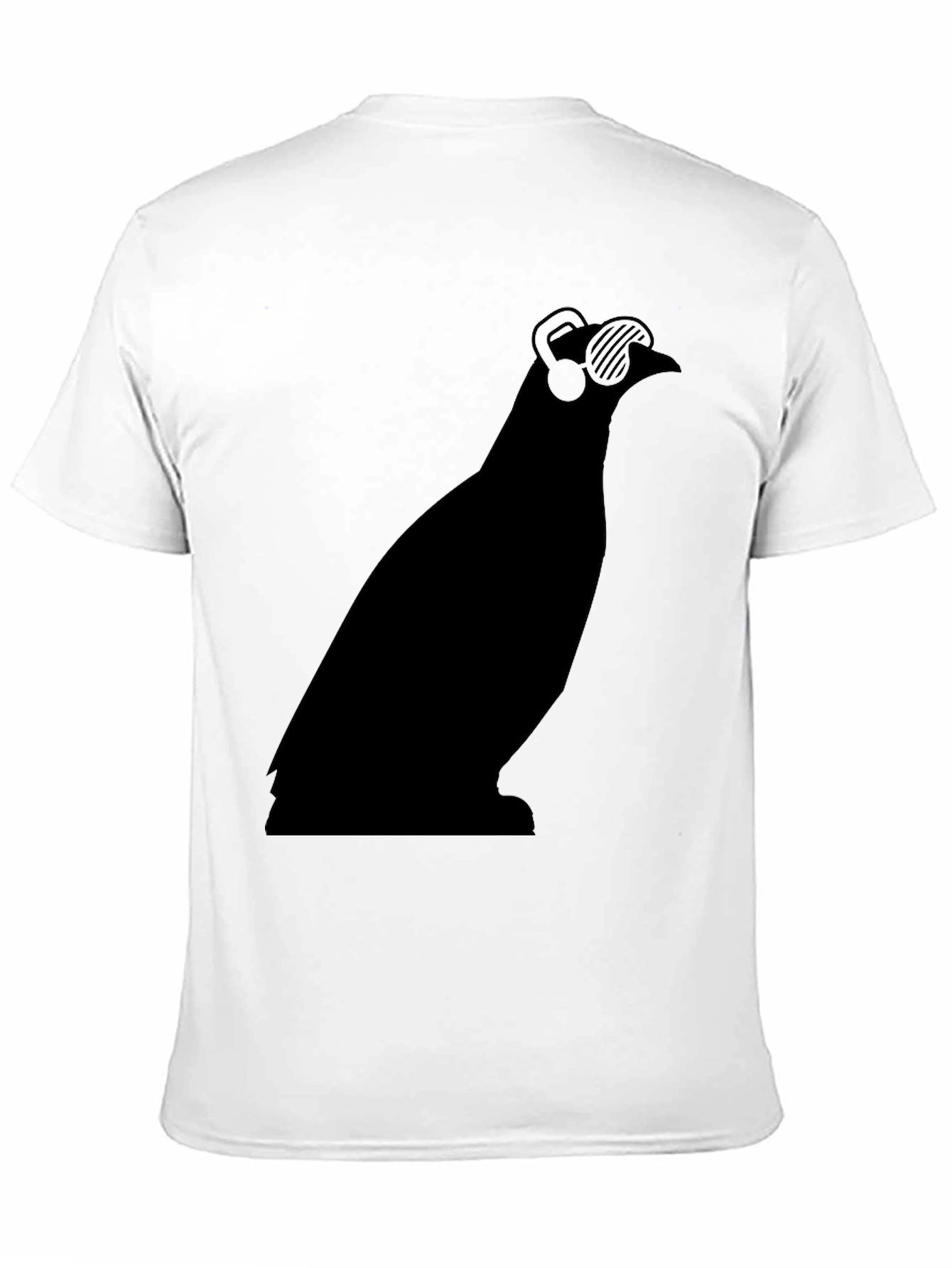 Cool Bird Tee - Music Lovers Black Graphic T-Shirt