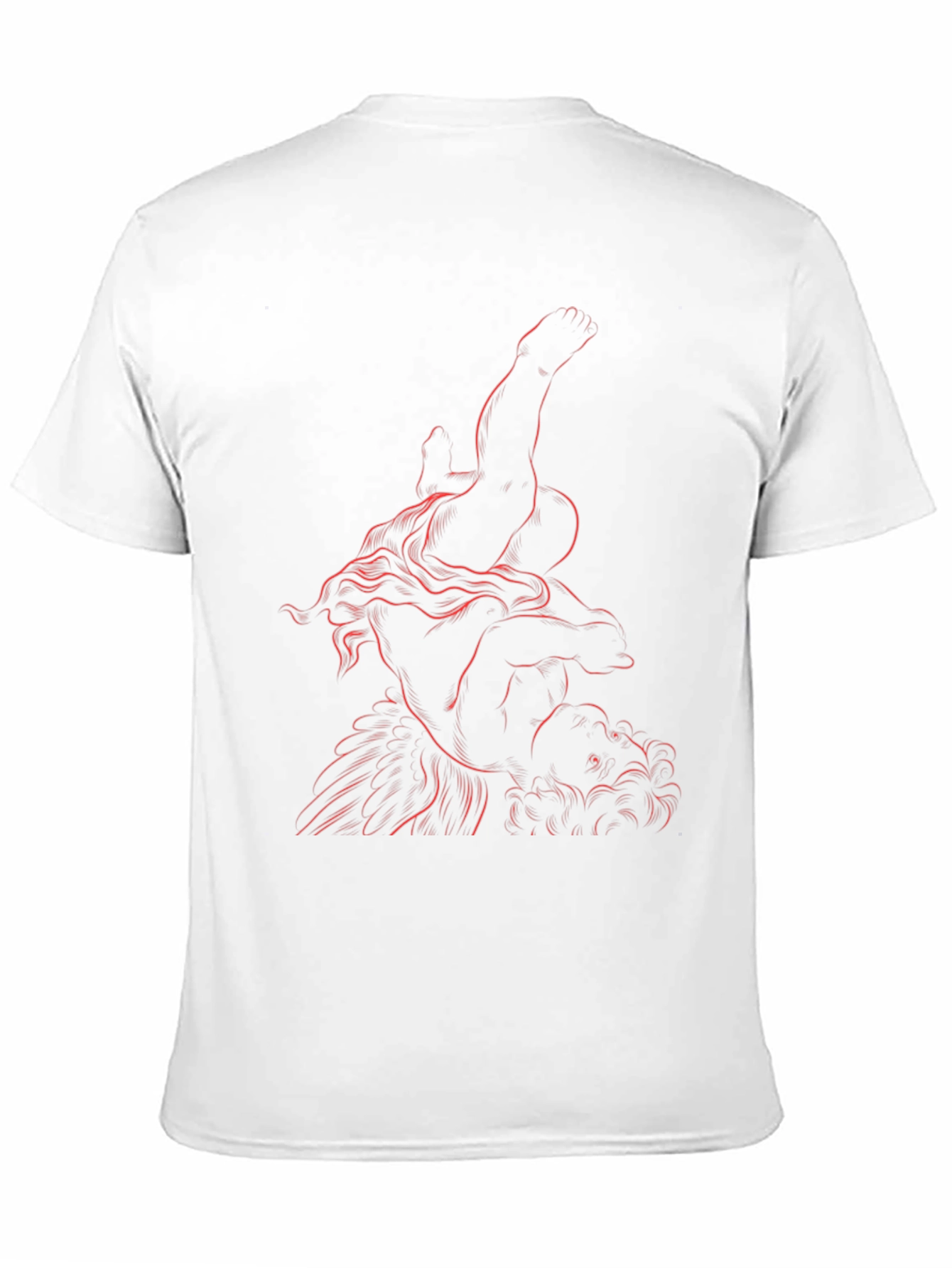 Artistic Graphic Tee - Classic Sculpture Design