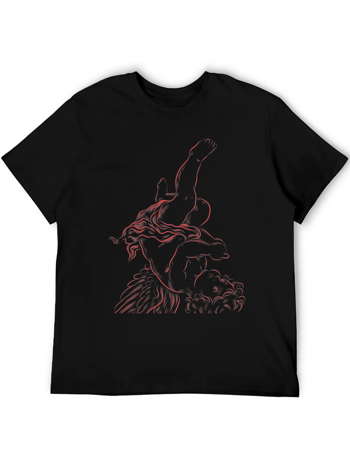 Artistic Graphic Tee - Classic Sculpture Design
