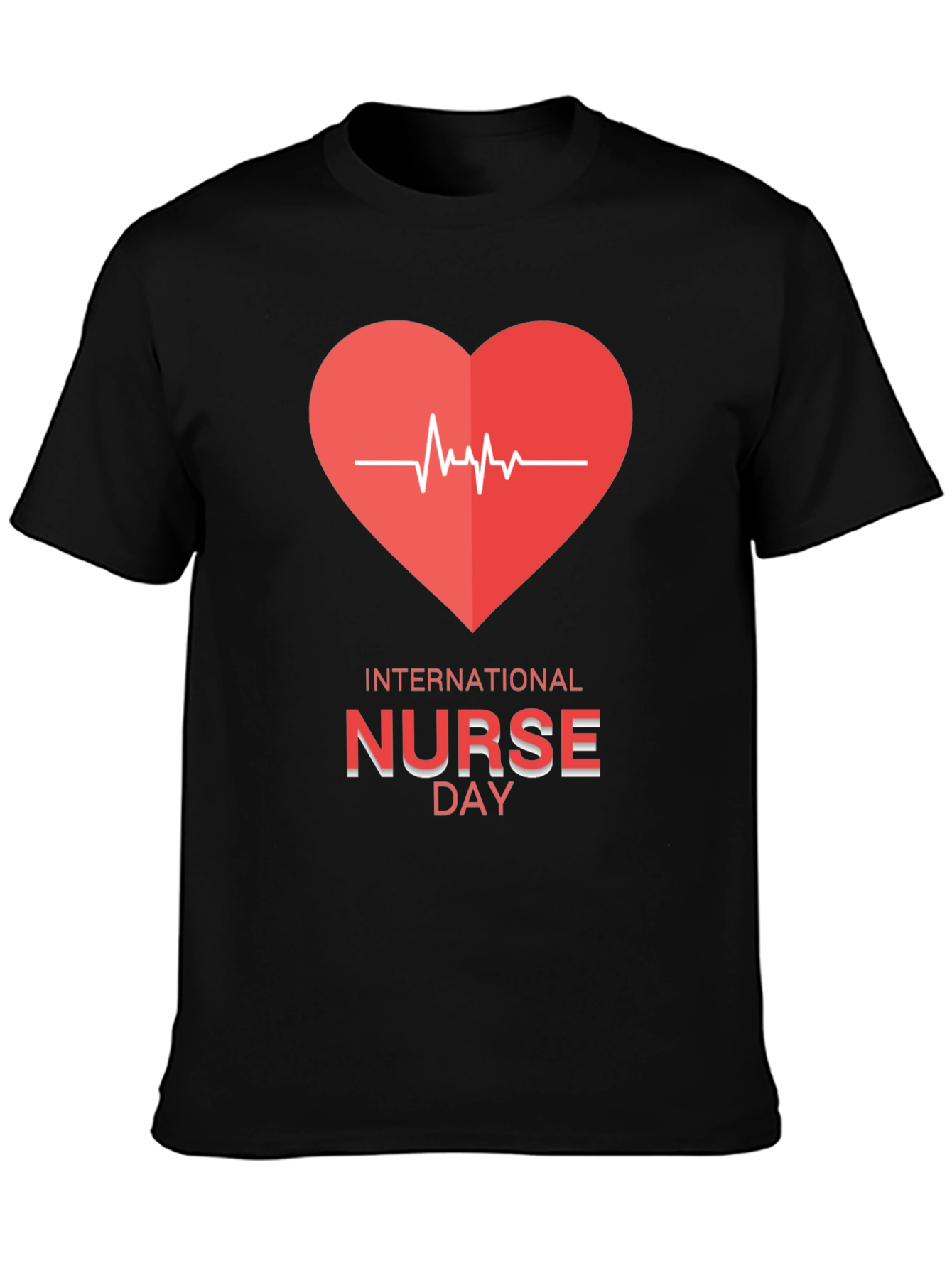 International Nurse Day Heartbeat T-Shirt