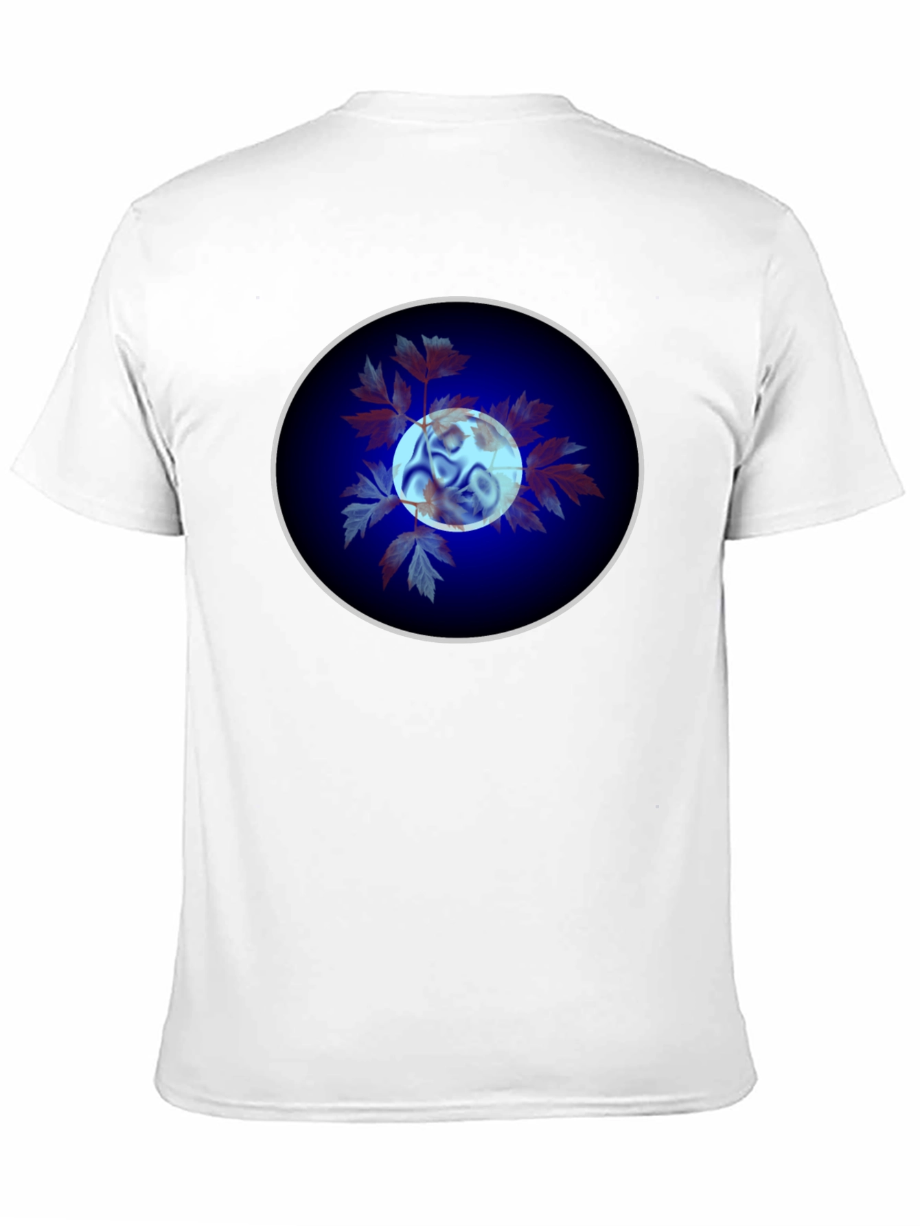 Abstract Circle Graphic Tee - Black