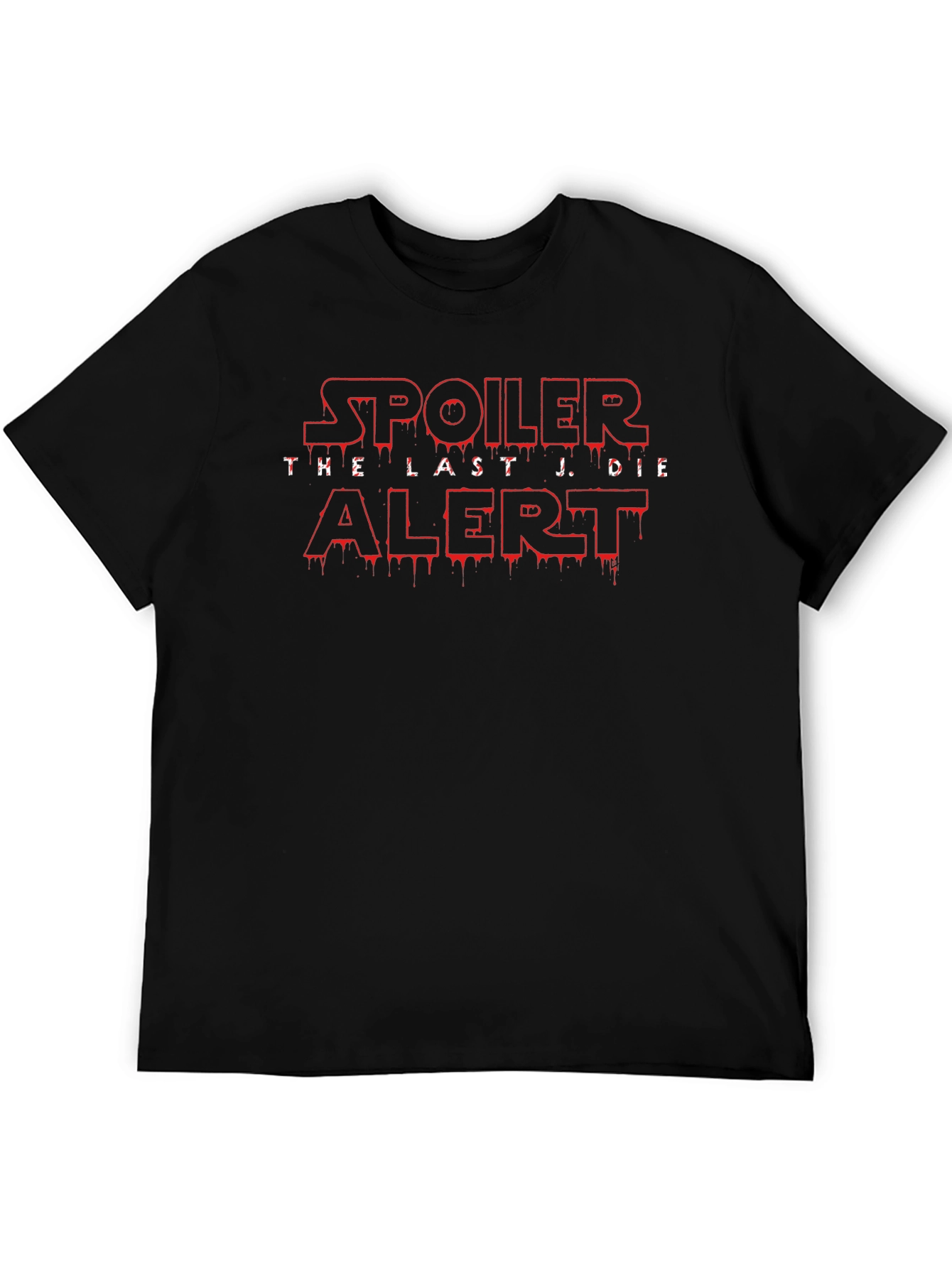 Spoiler Alert Last Jedi Inspired Graphic T-Shirt