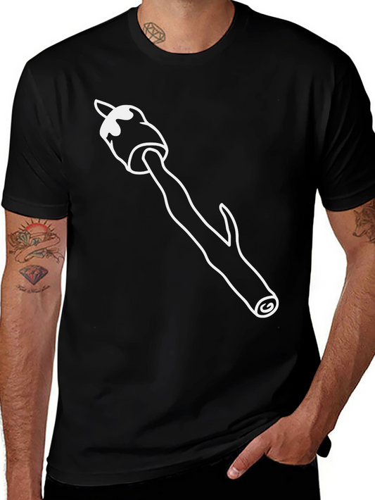 Marshmallow Roasting Stick Graphic Tee