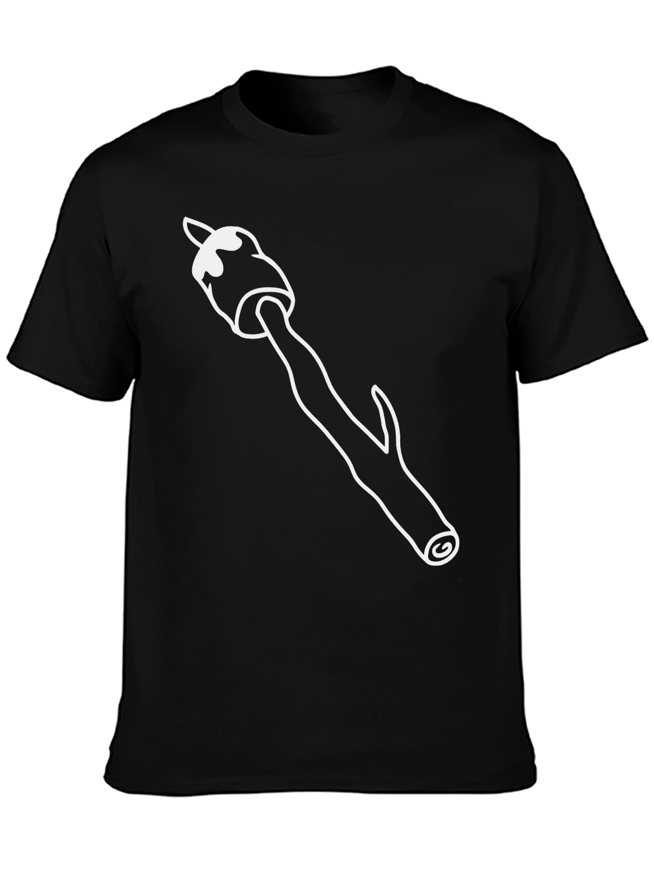 Marshmallow Roasting Stick Graphic Tee