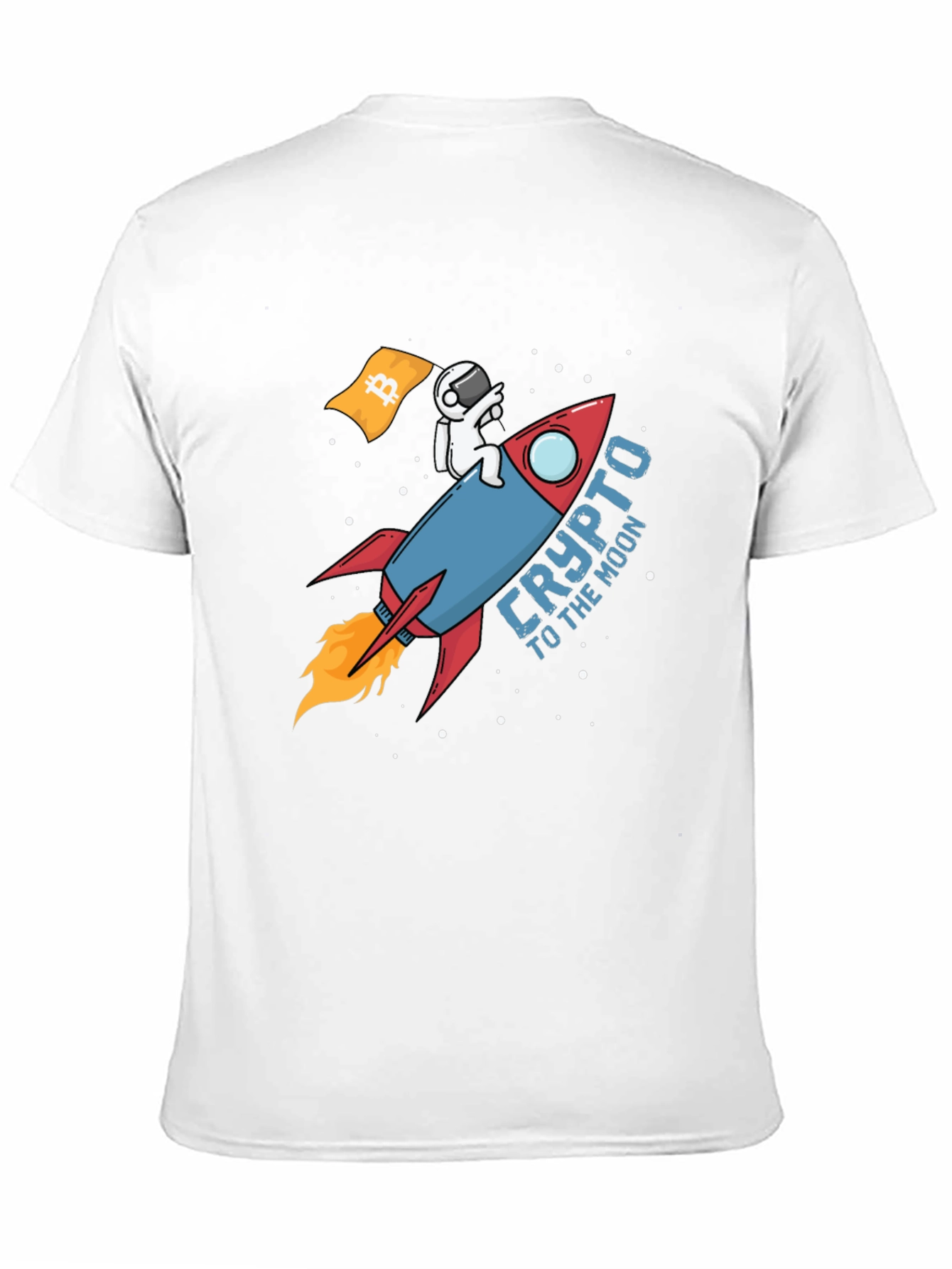Crypto To The Moon Black T-Shirt