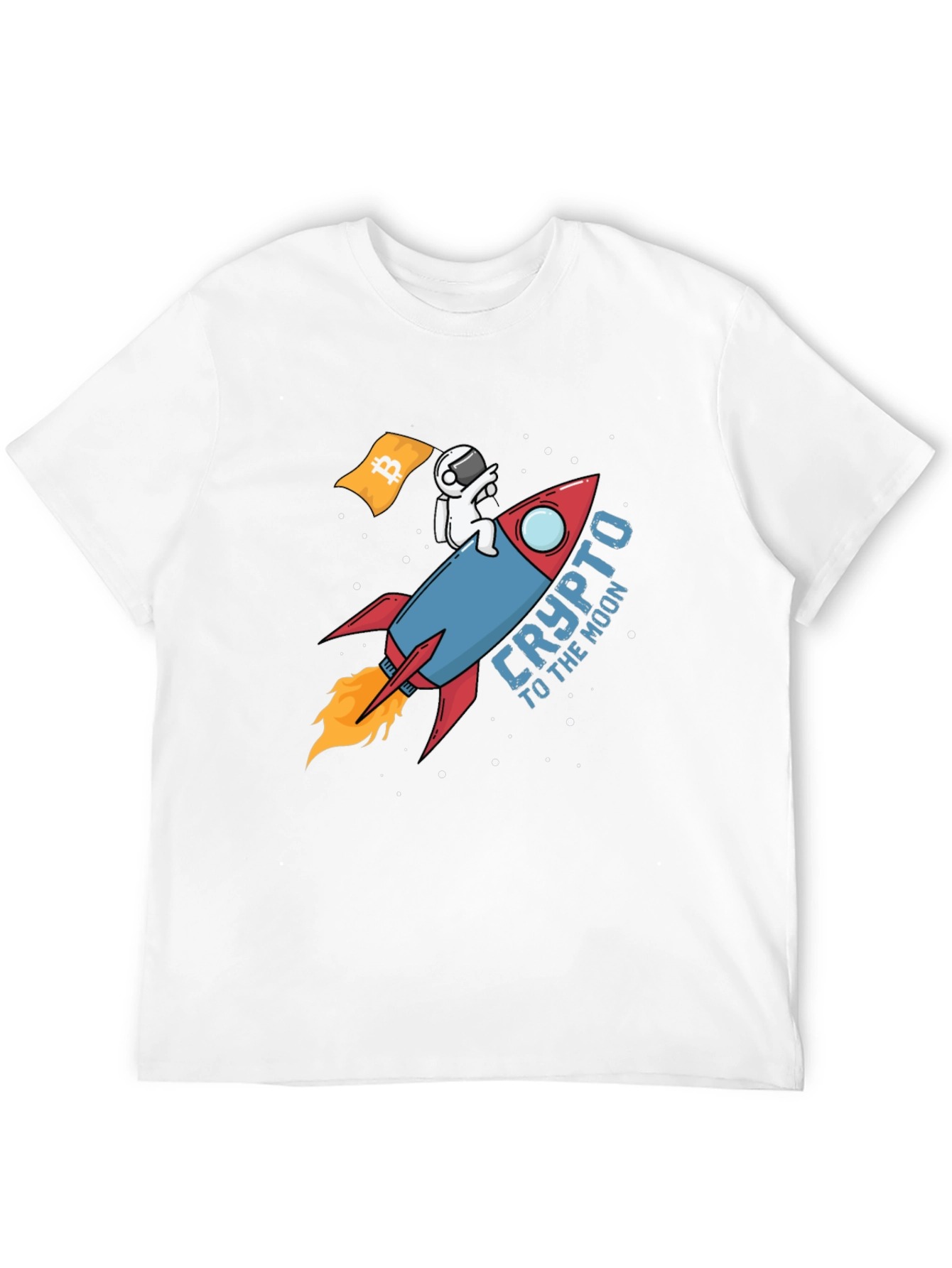 Crypto To The Moon Black T-Shirt
