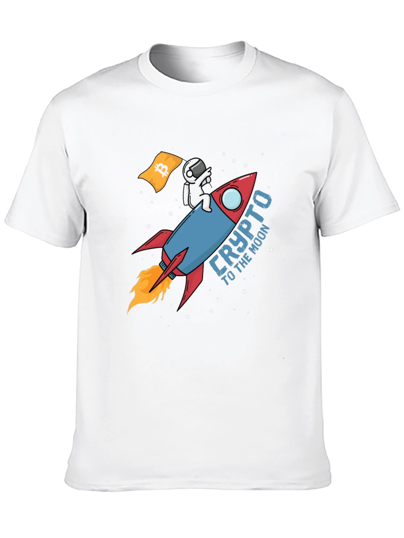 Crypto To The Moon Black T-Shirt