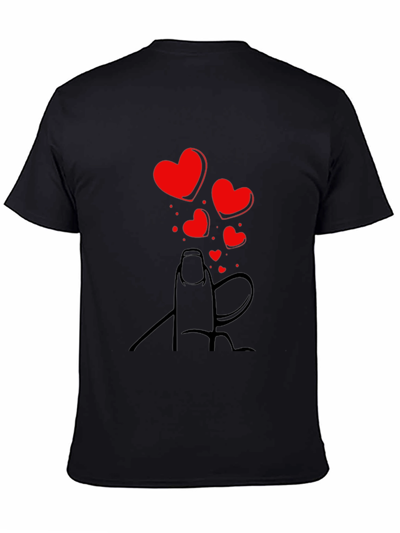 Heart Fingers T-Shirt - Valentines Day