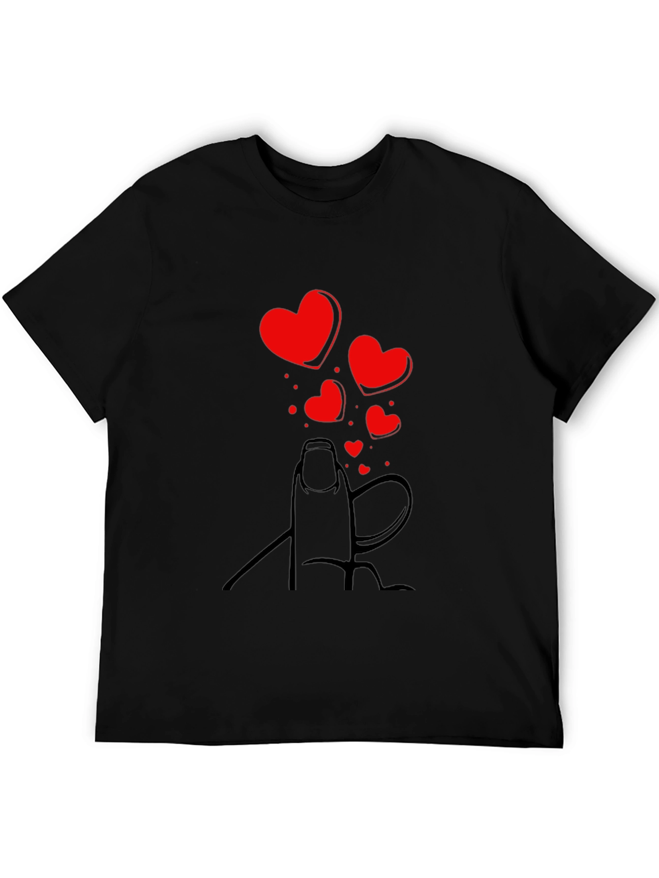 Heart Fingers T-Shirt - Valentines Day