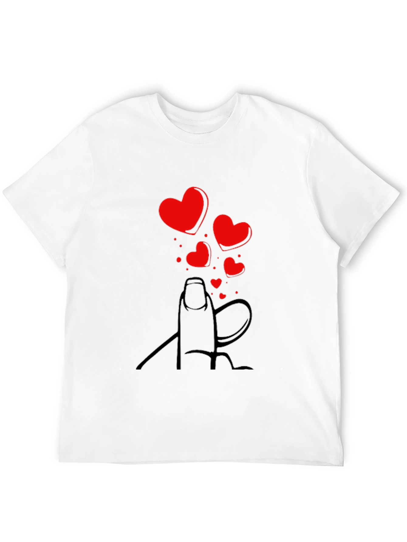Heart Fingers T-Shirt - Valentines Day