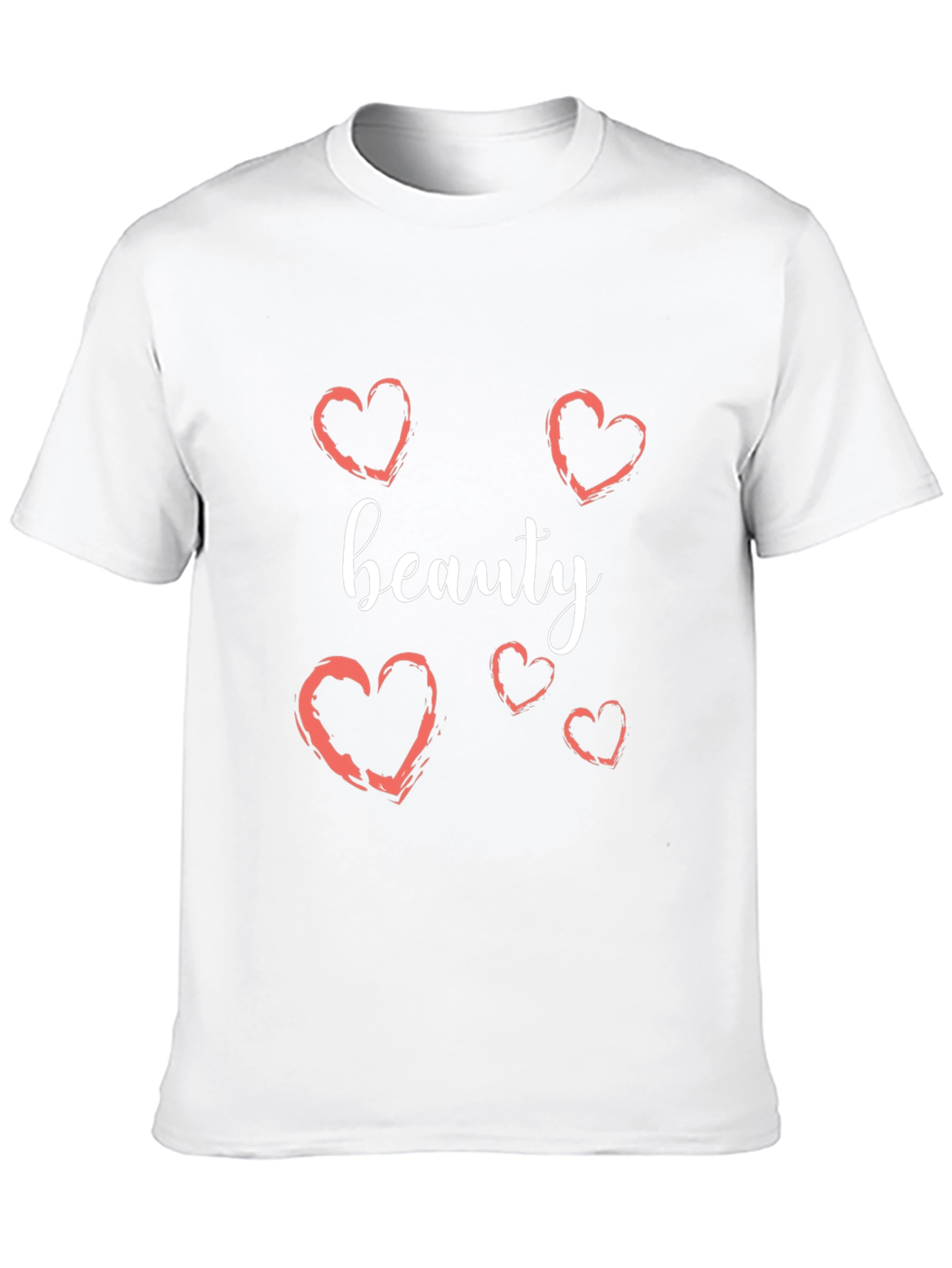 Beauty Heart Graphic T-Shirt - Stylish Casual Wear