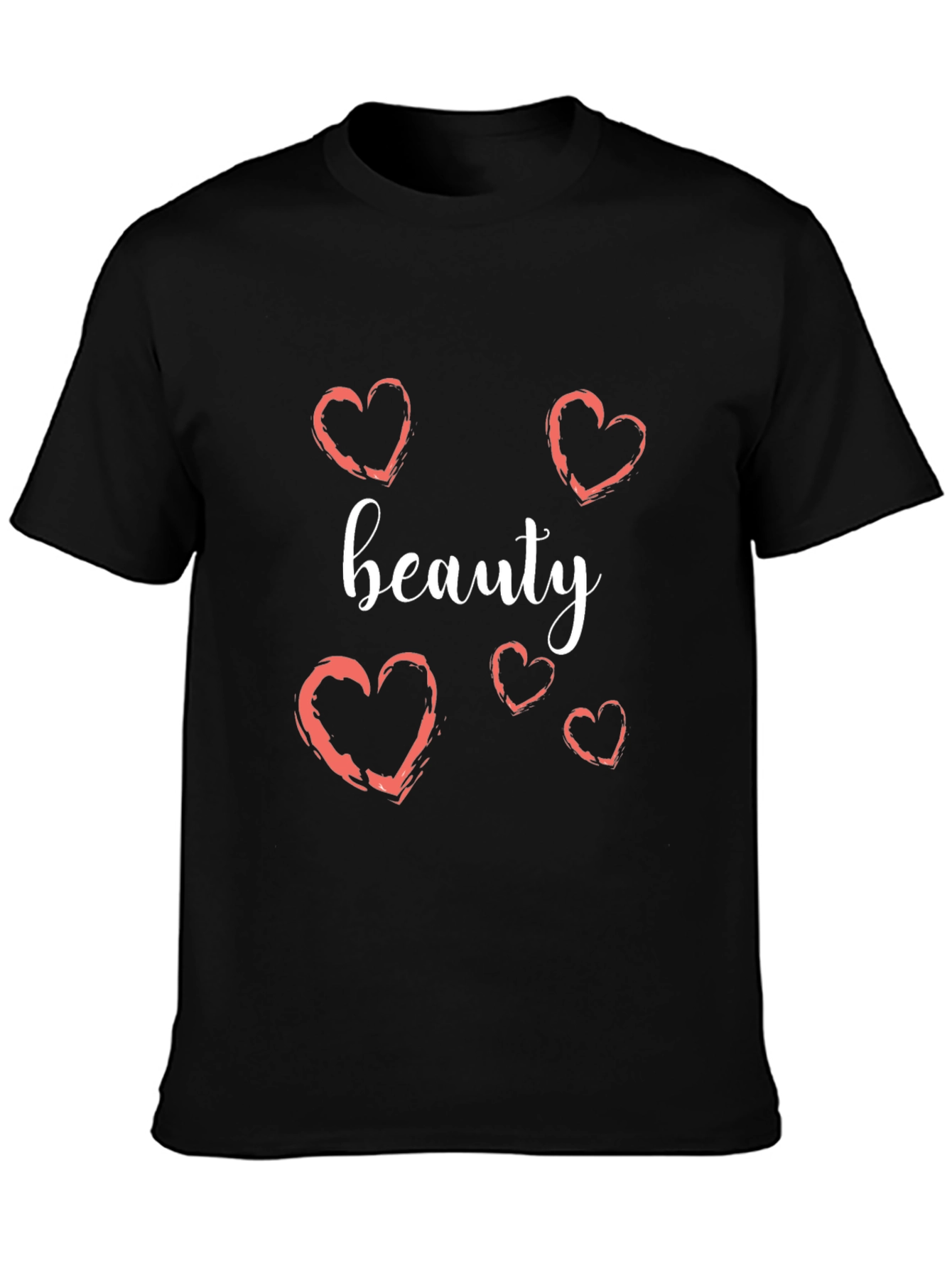 Beauty Heart Graphic T-Shirt - Stylish Casual Wear