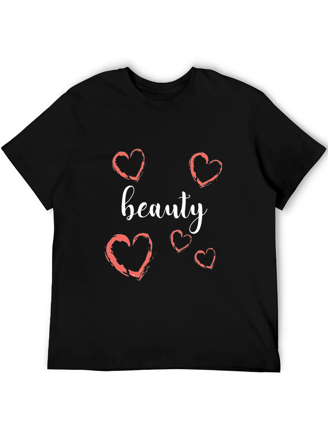 Beauty Heart Graphic T-Shirt - Stylish Casual Wear