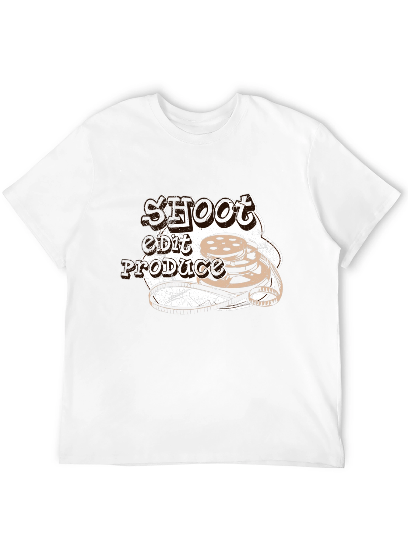 Shoot Edit Produce Black Graphic Tee