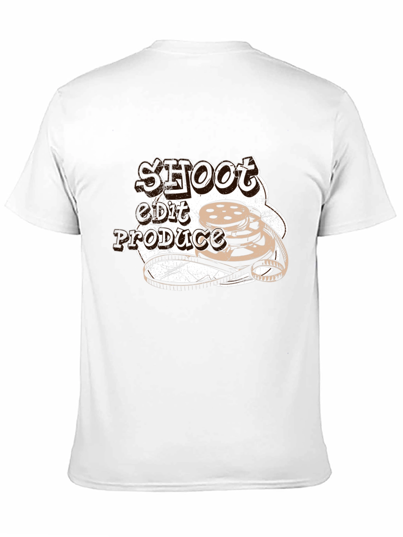 Shoot Edit Produce Black Graphic Tee