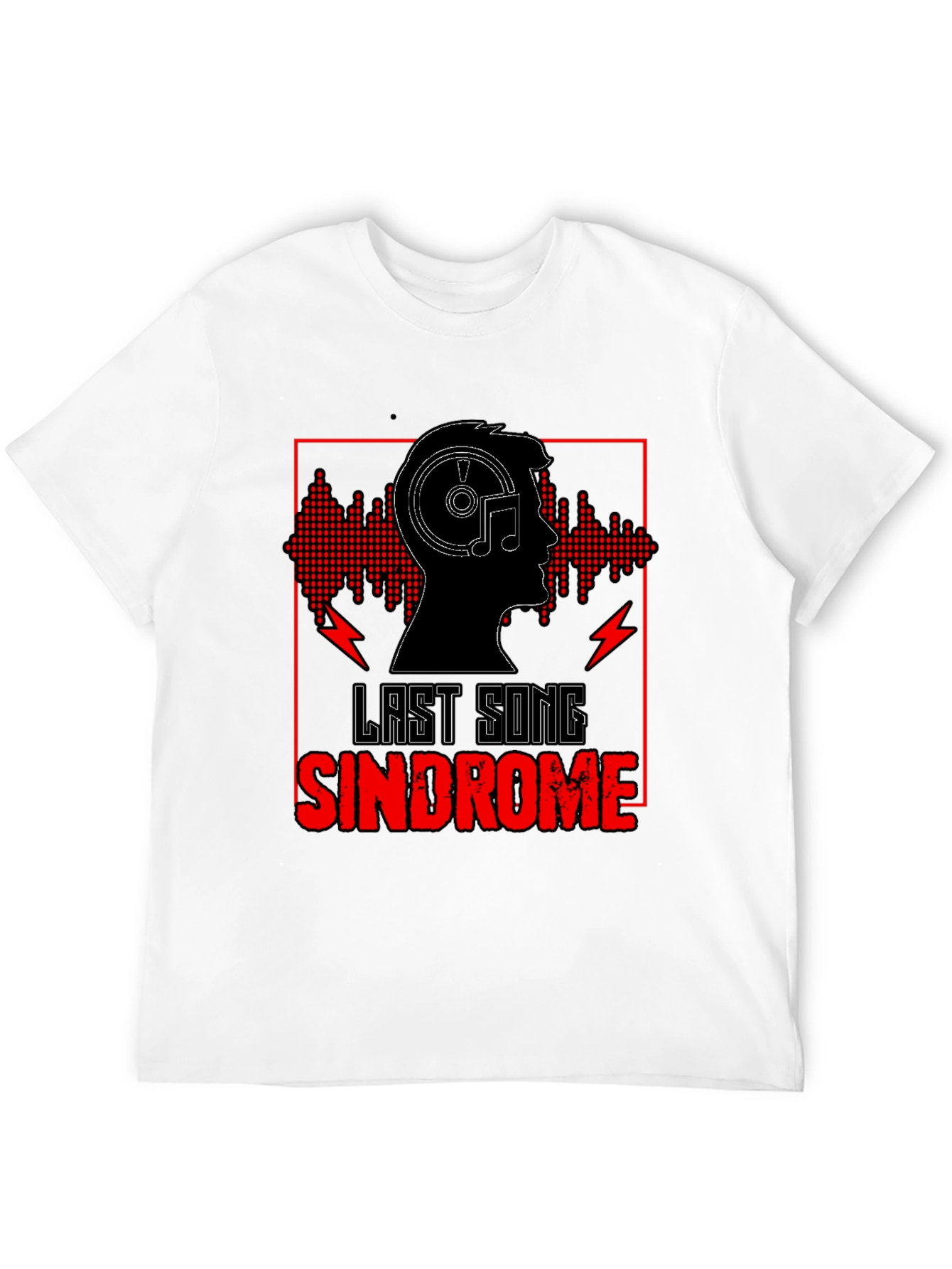 Last Song Syndrome Black Graphic Tee
