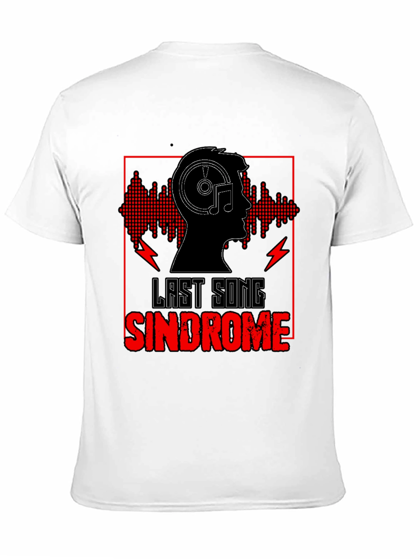 Last Song Syndrome Black Graphic Tee