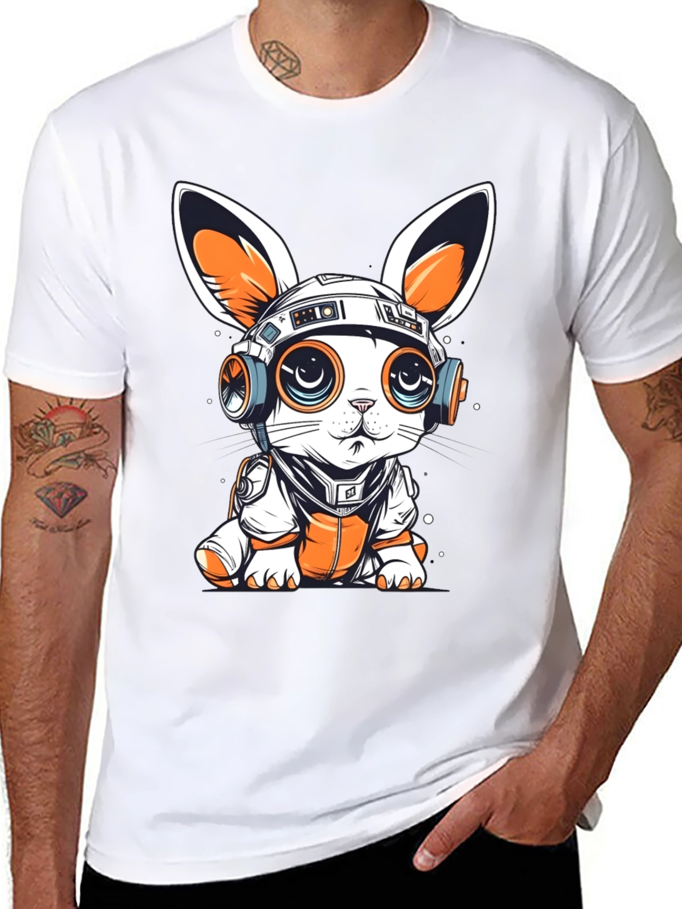 Cyberpunk Bunny Graphic Tee