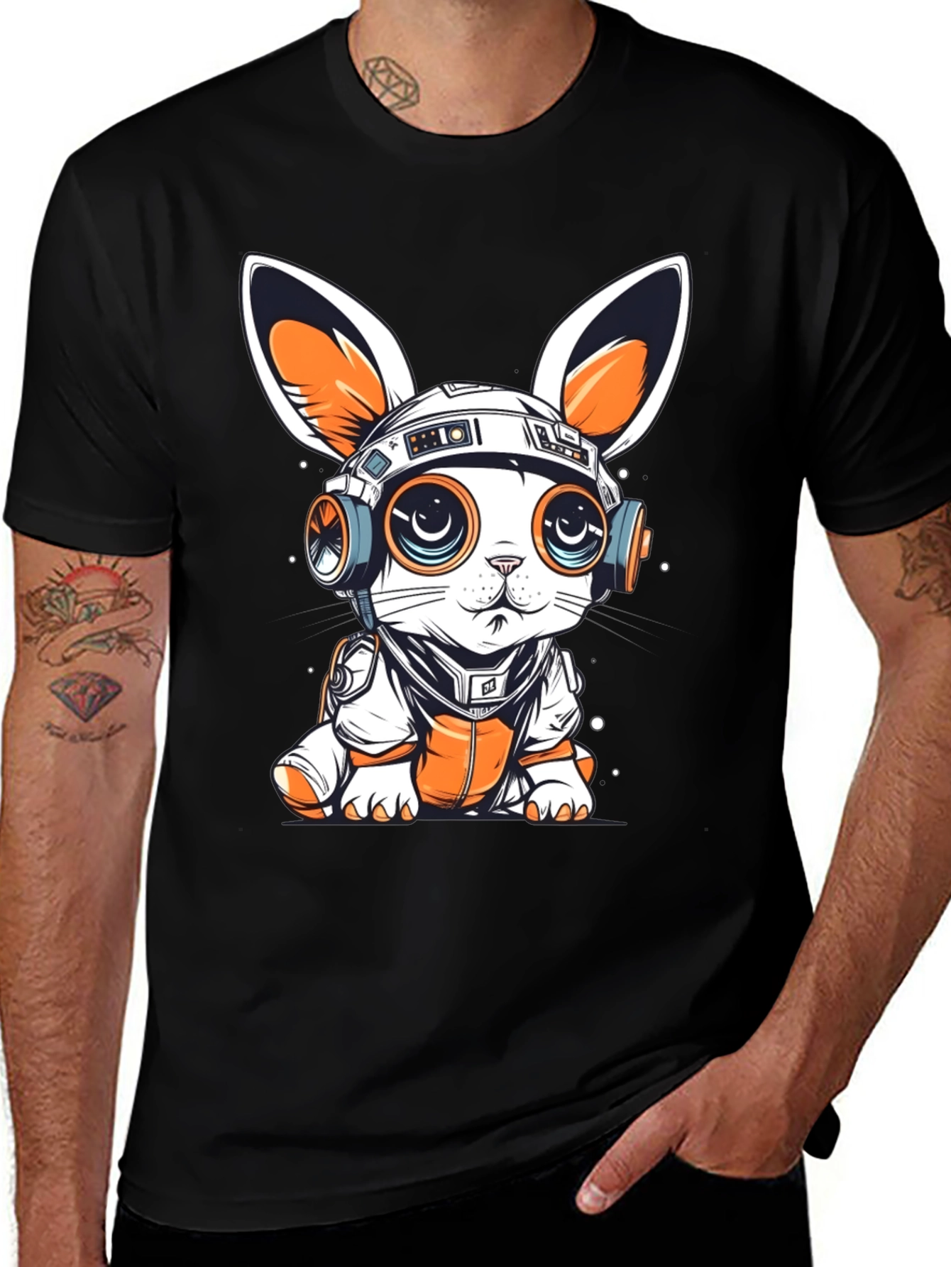 Cyberpunk Bunny Graphic Tee