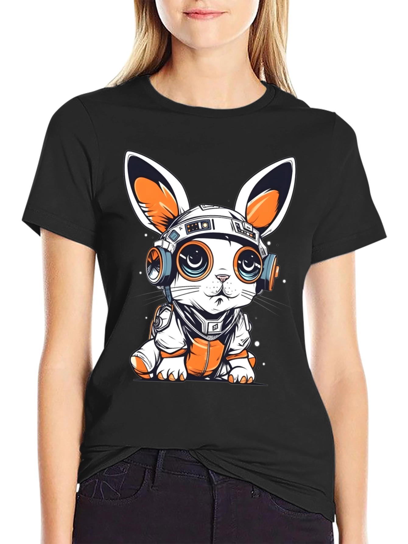 Cyberpunk Bunny Graphic Tee