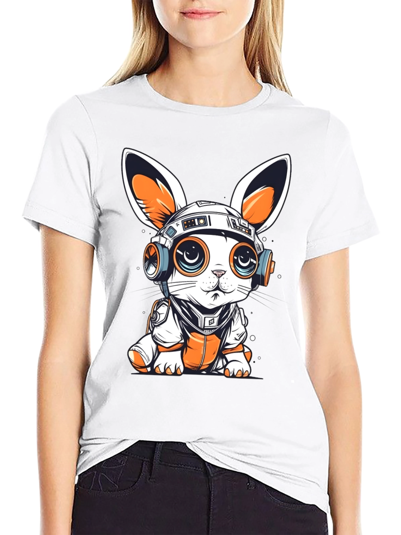Cyberpunk Bunny Graphic Tee
