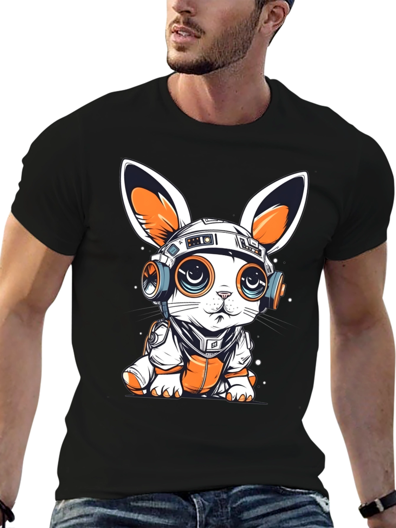 Cyberpunk Bunny Graphic Tee