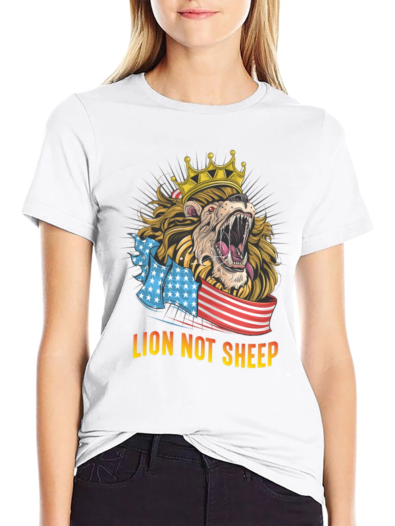 Lion Not Sheep Graphic T-Shirt