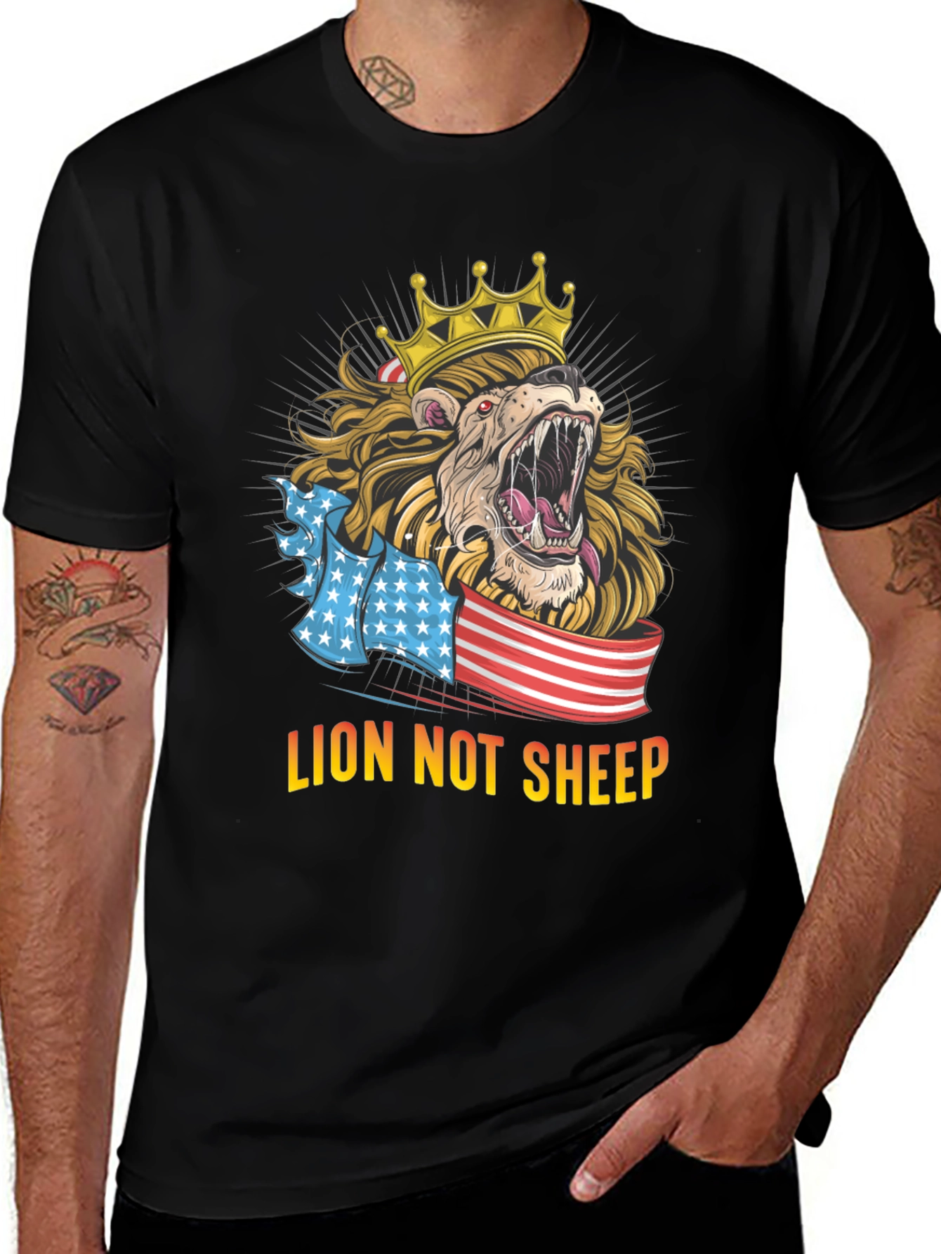 Lion Not Sheep Graphic T-Shirt