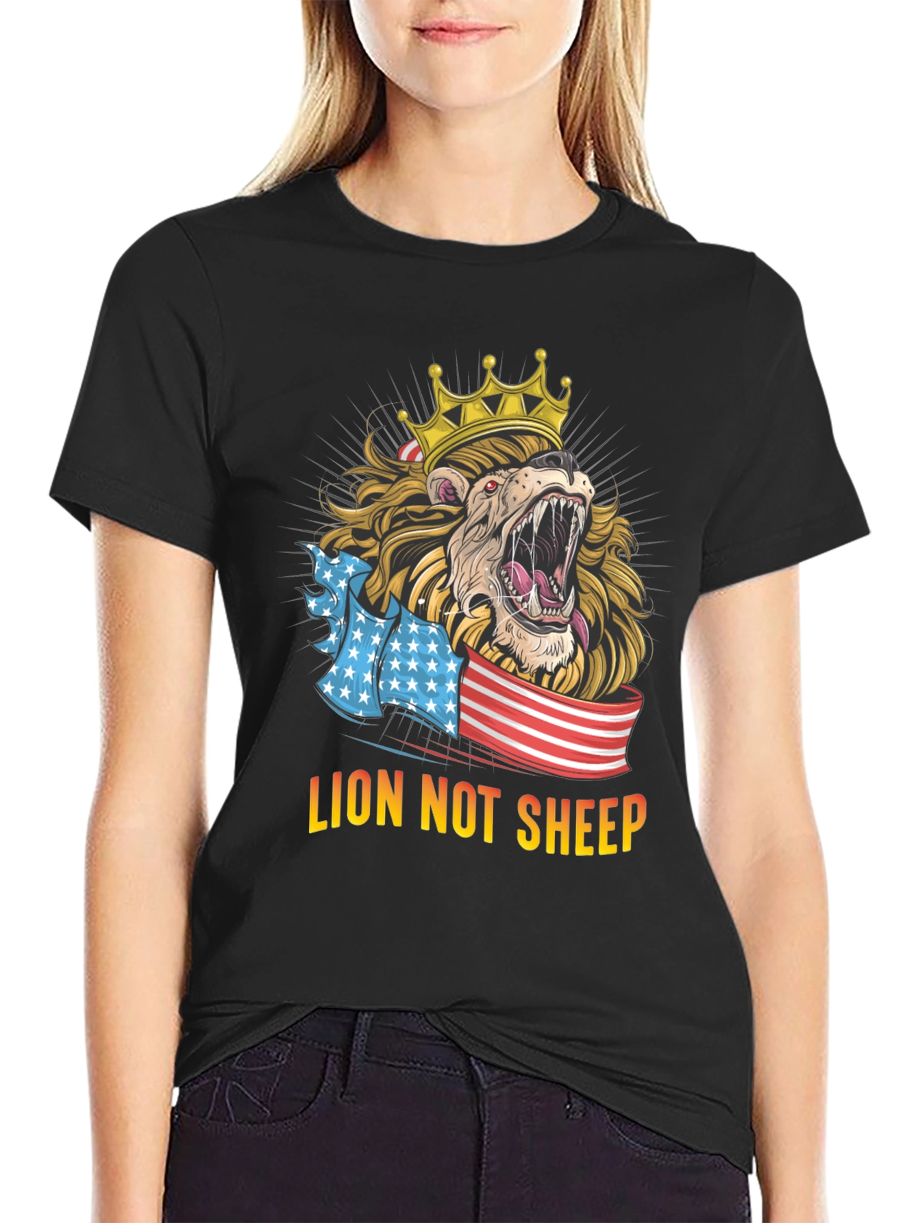 Lion Not Sheep Graphic T-Shirt
