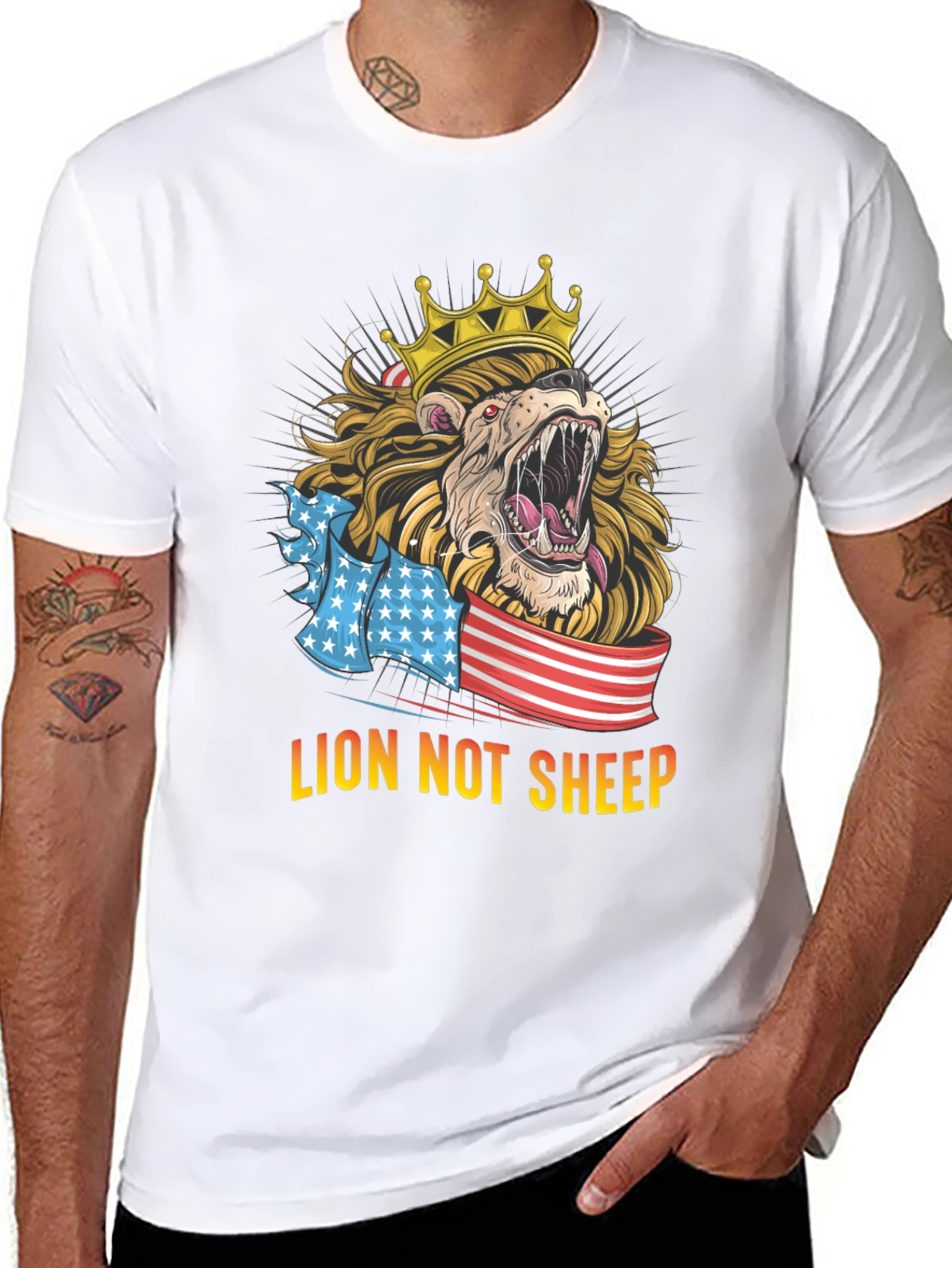 Lion Not Sheep Graphic T-Shirt