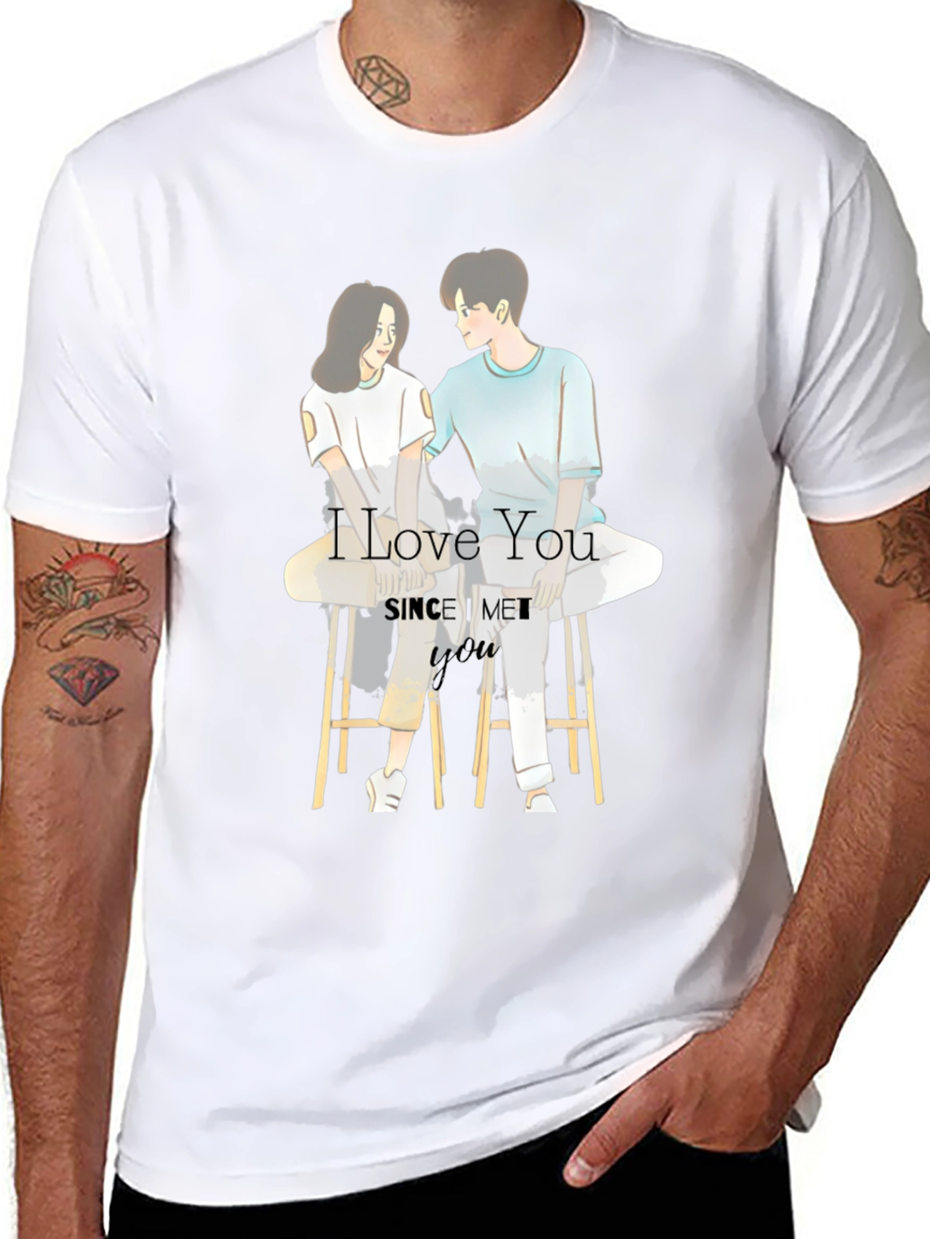 I Love You Since I Met You Graphic T-Shirt
