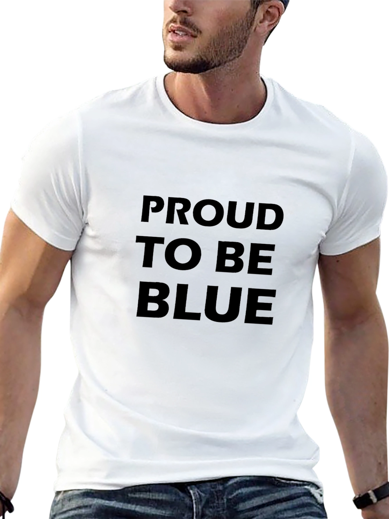 Proud to be Blue Graphic T-Shirt
