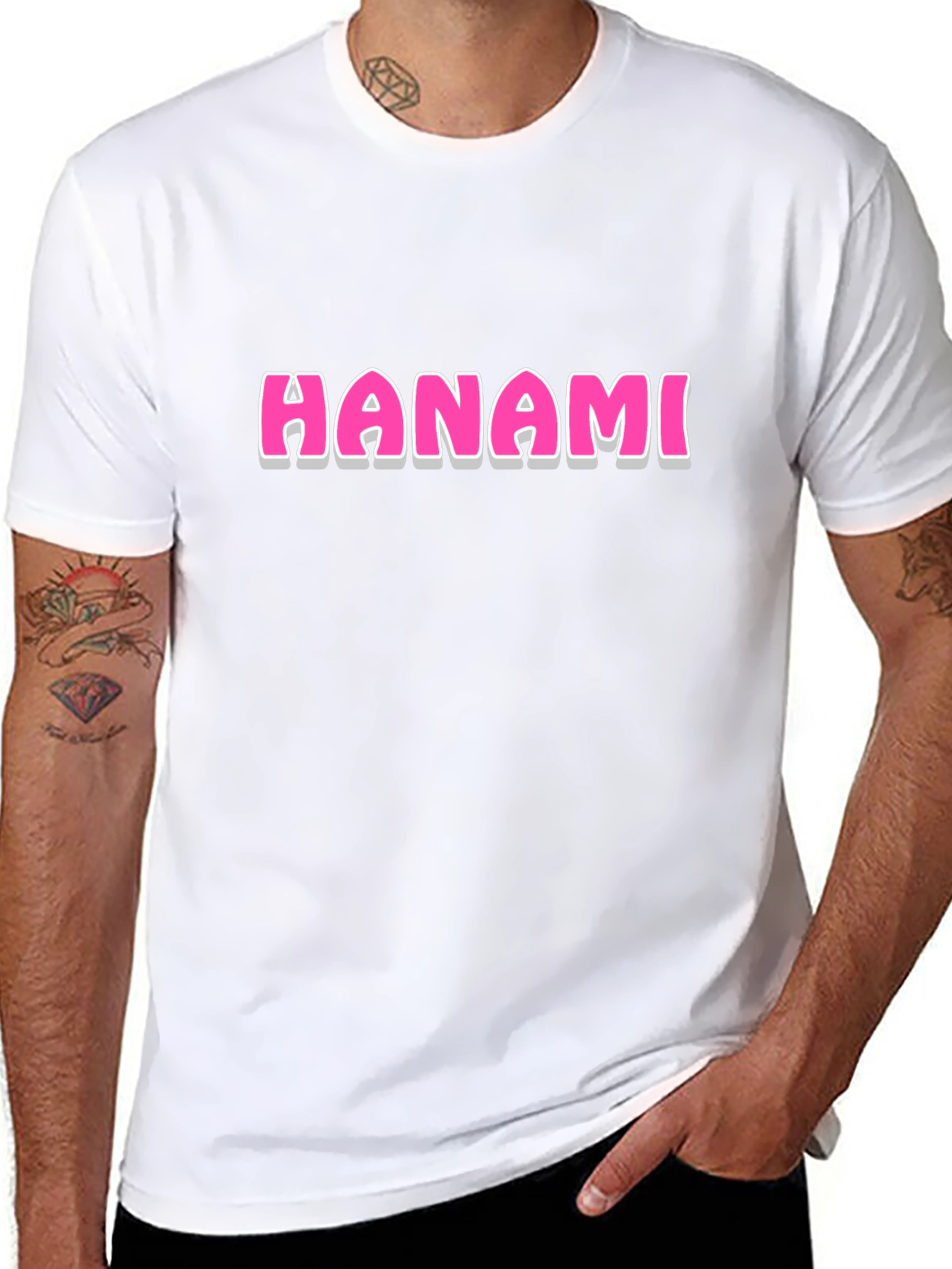 Hanami Graphic Black T-Shirt
