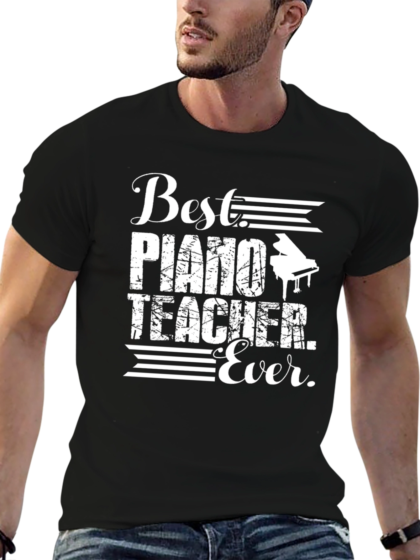 Best Piano Teacher Ever Graphic T-Shirt