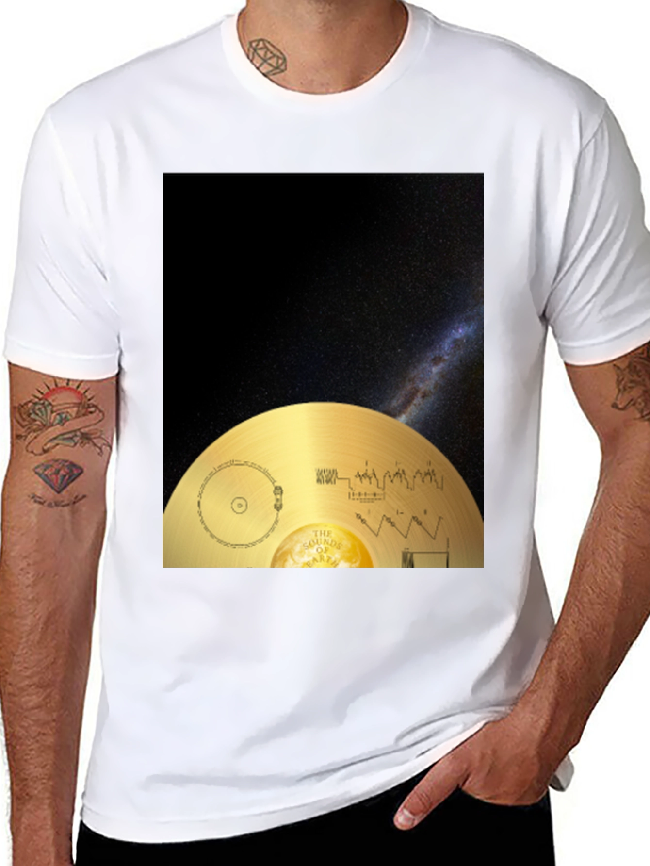 Sounds of Earth Voyager Record T-Shirt