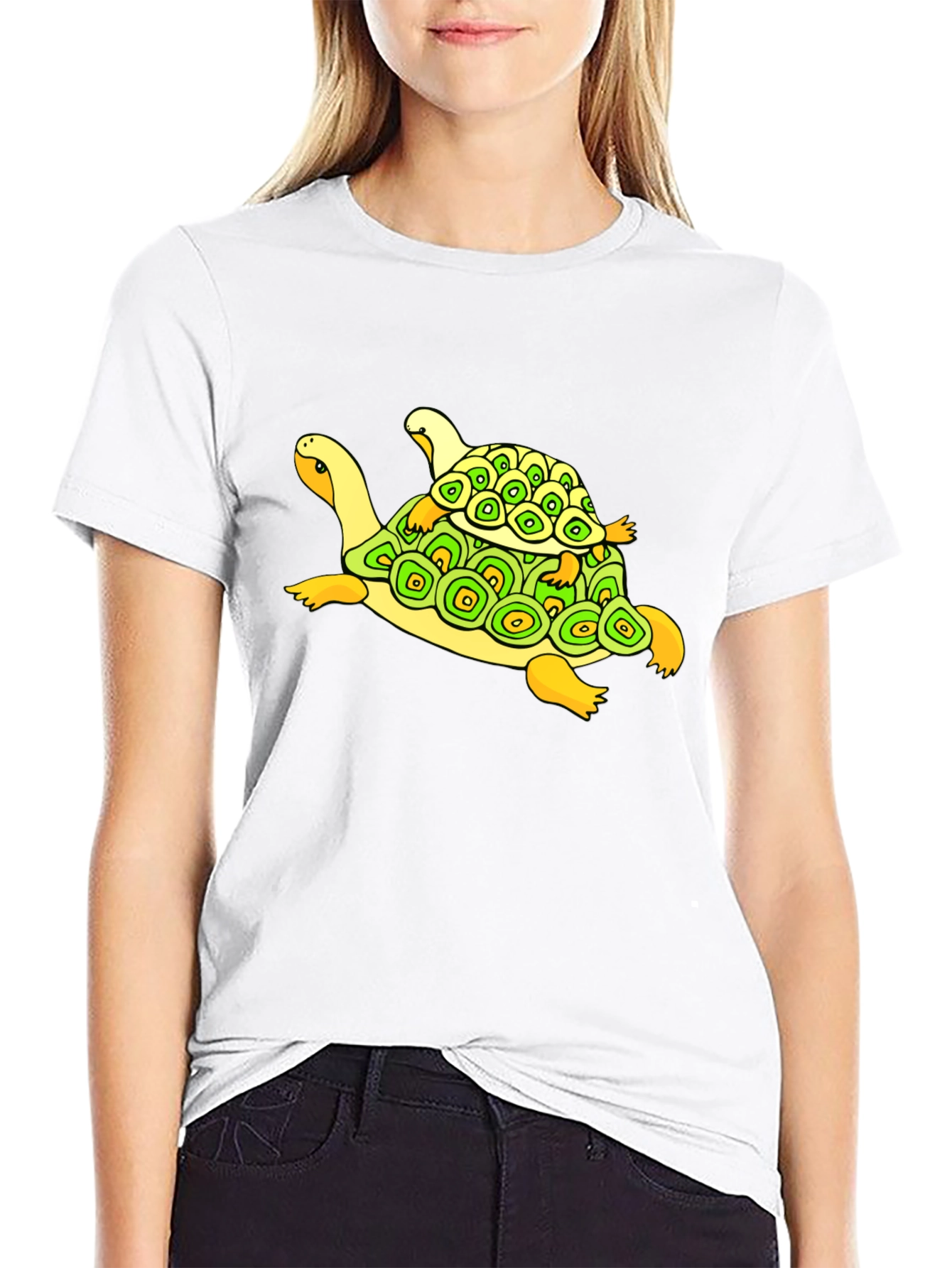 Turtle Family Graphic Tee