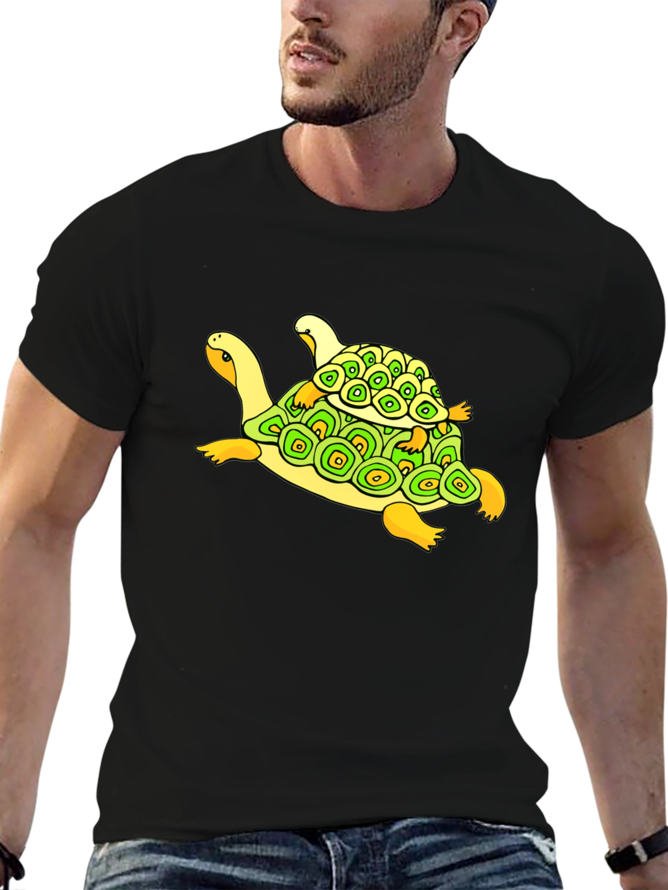 Turtle Family Graphic Tee