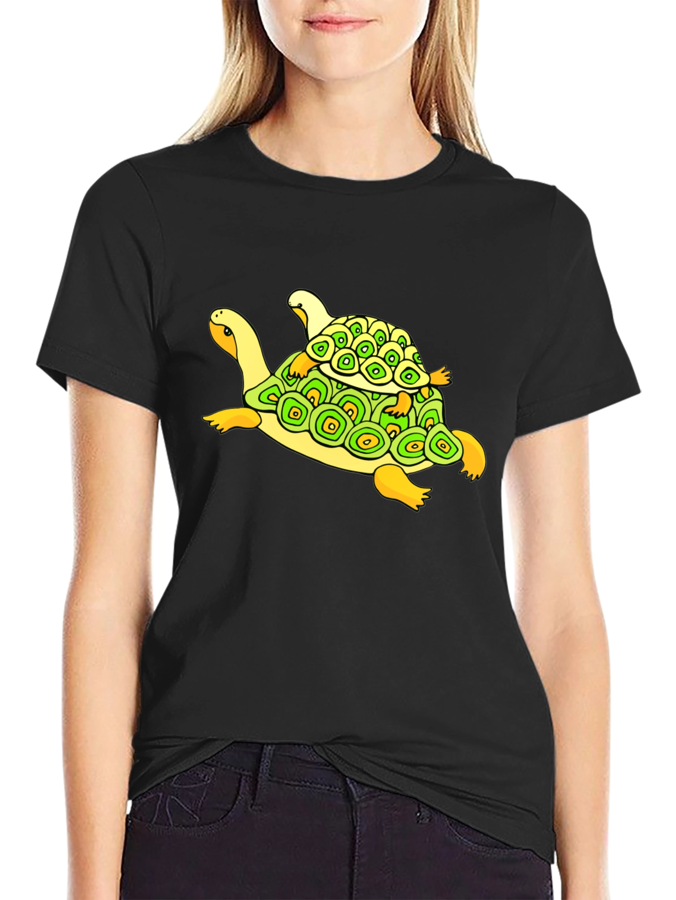 Turtle Family Graphic Tee