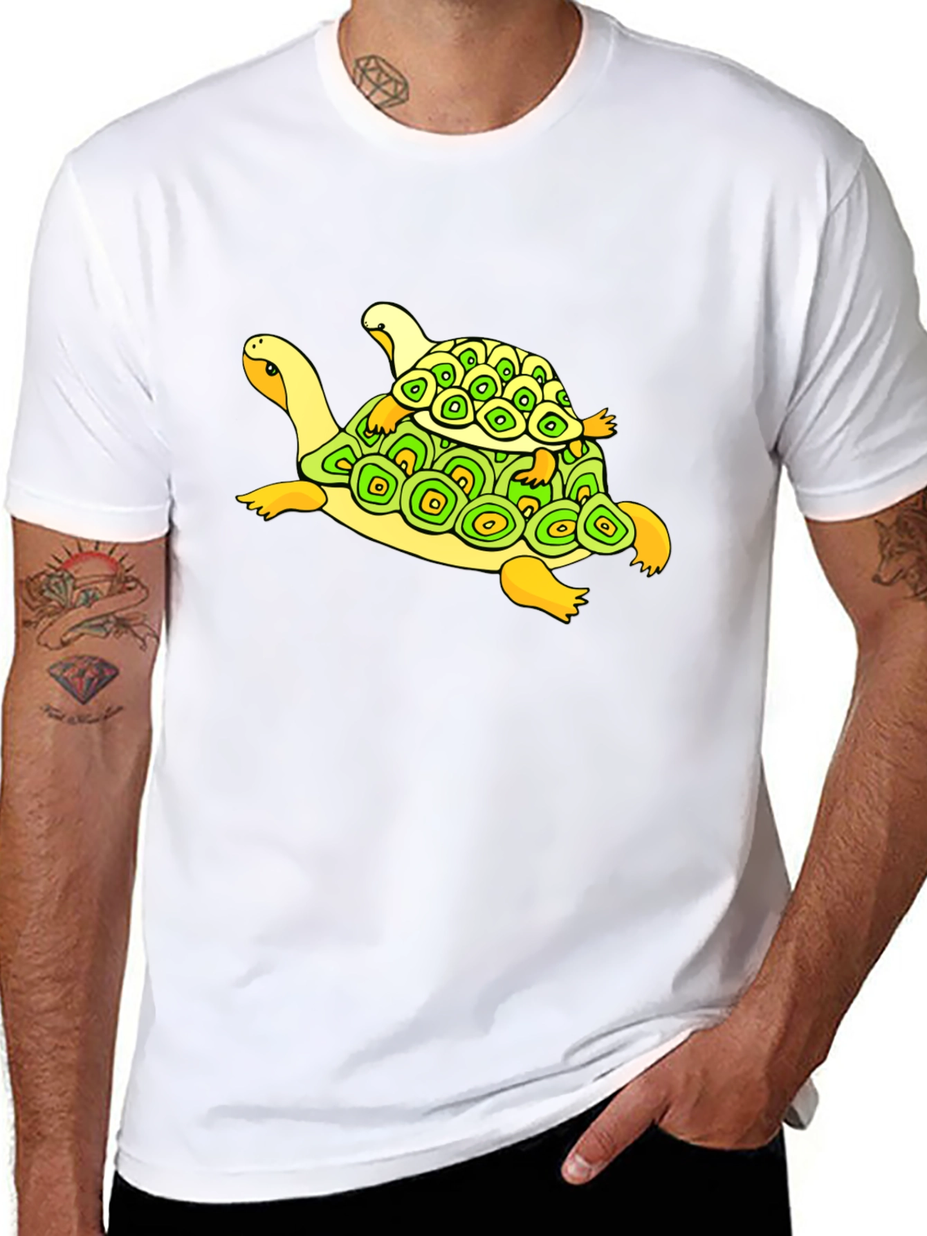 Turtle Family Graphic Tee