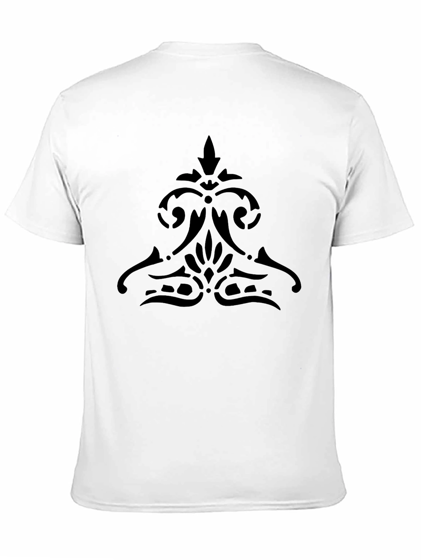 Elegant Black Graphic Tee - Stylish Menswear