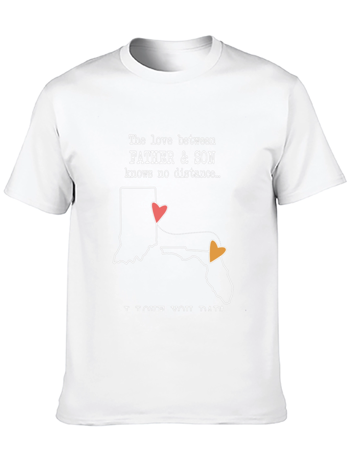 Father & Son Long Distance Love T-Shirt