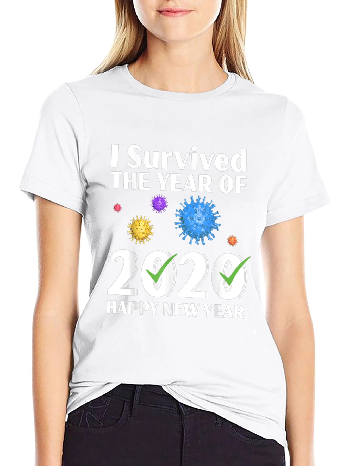 I Survived 2020 T-Shirt - Happy New Year Tee