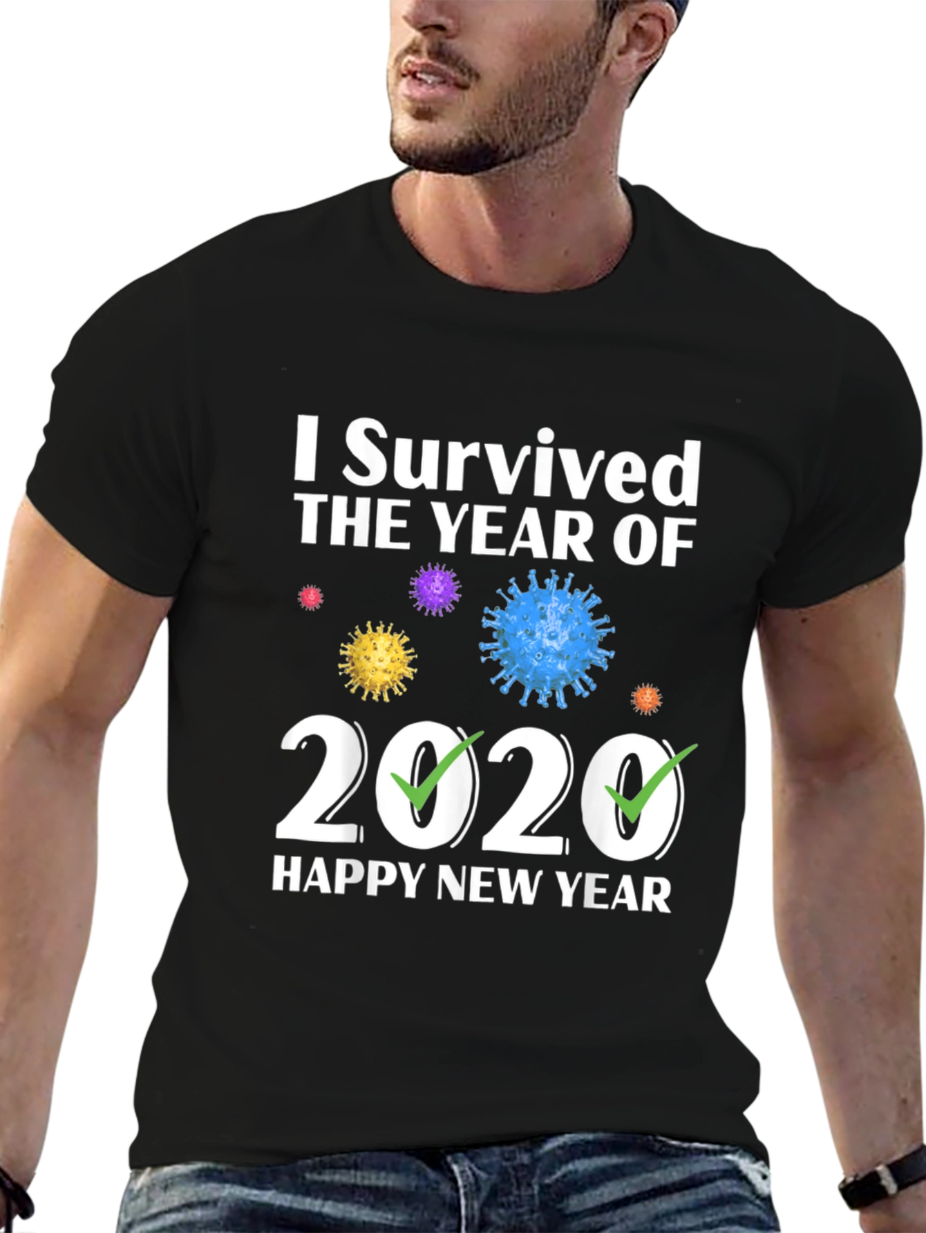 I Survived 2020 T-Shirt - Happy New Year Tee