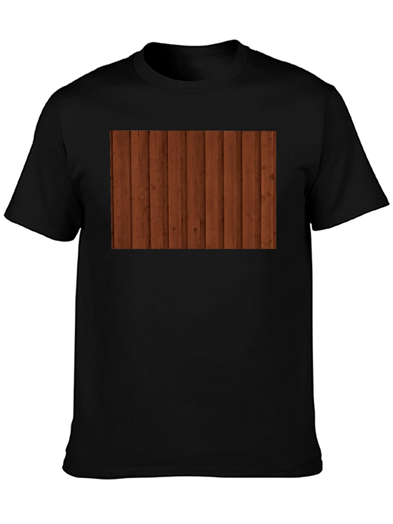 Wooden Plank T-Shirt - Rustic Style