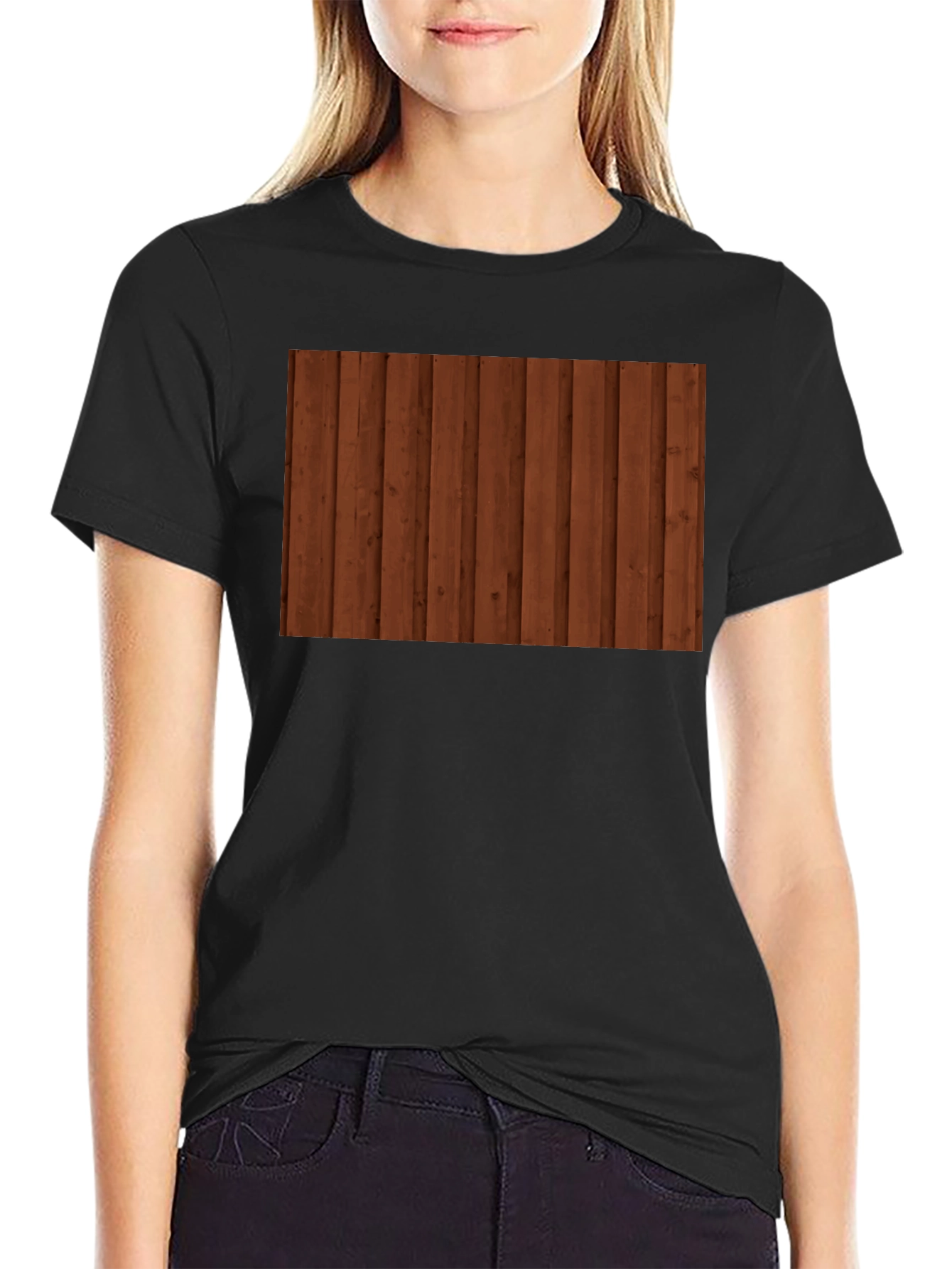 Wooden Plank T-Shirt - Rustic Style