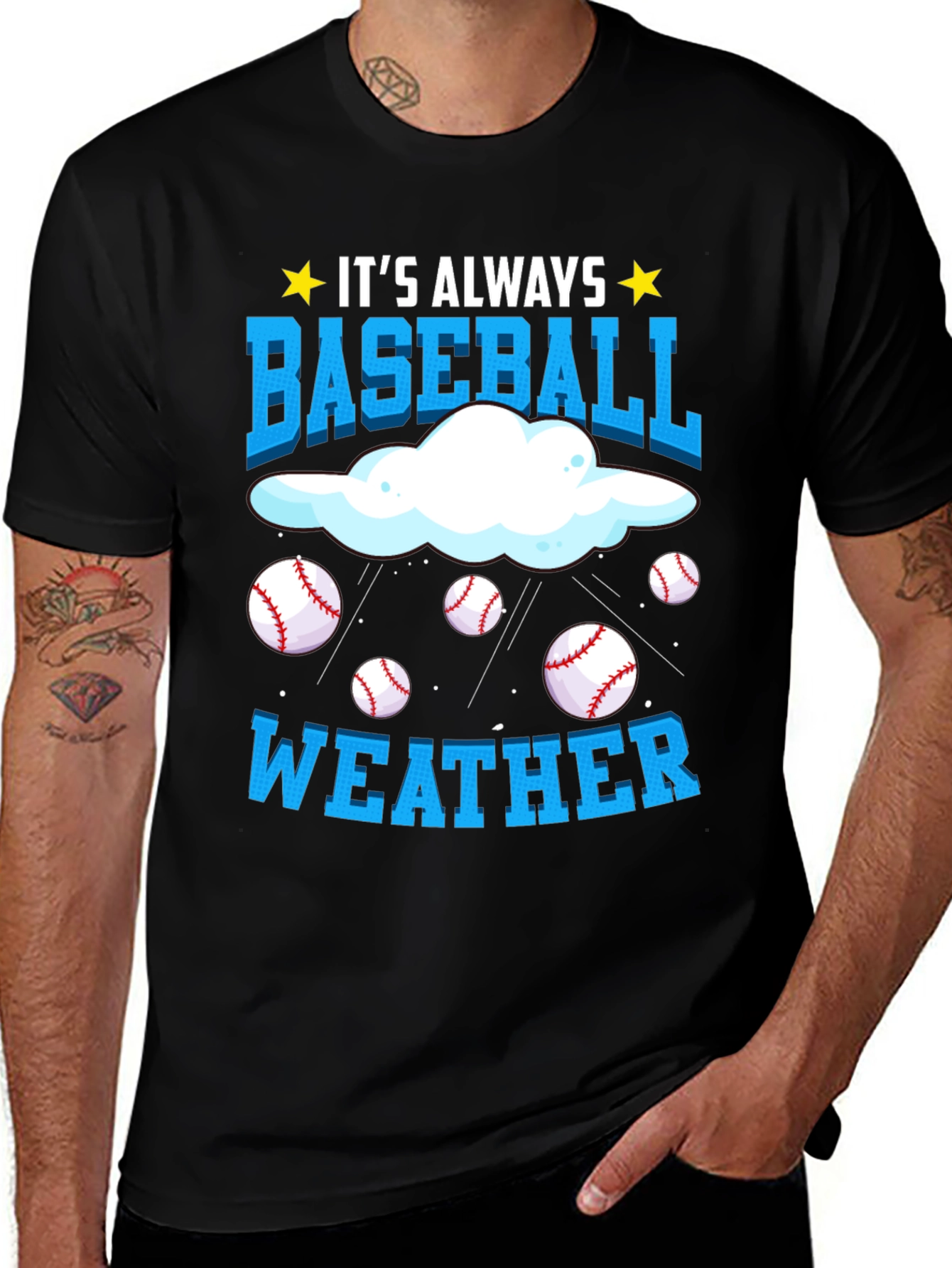 Baseball Weather Graphic Tee