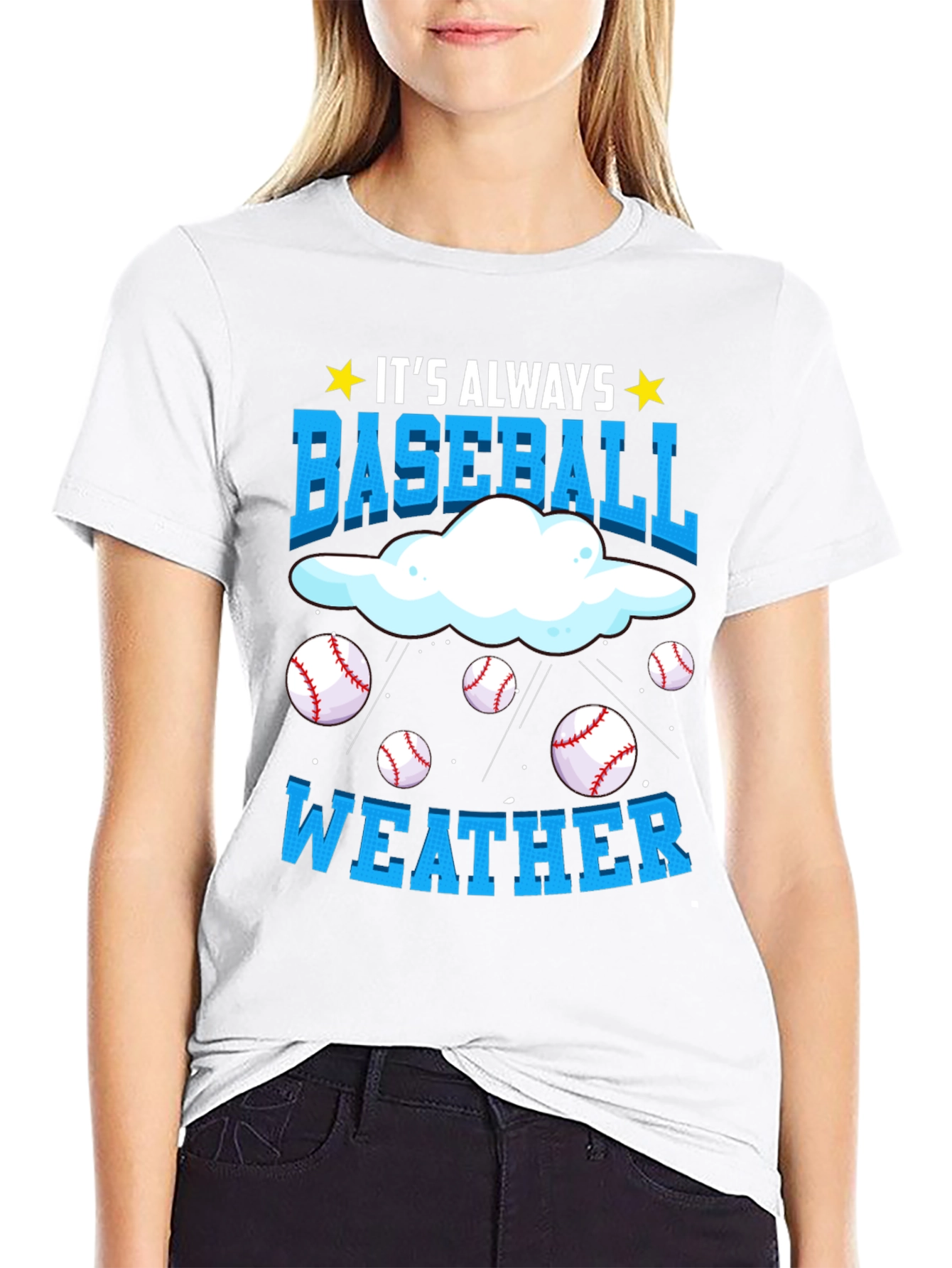 Baseball Weather Graphic Tee